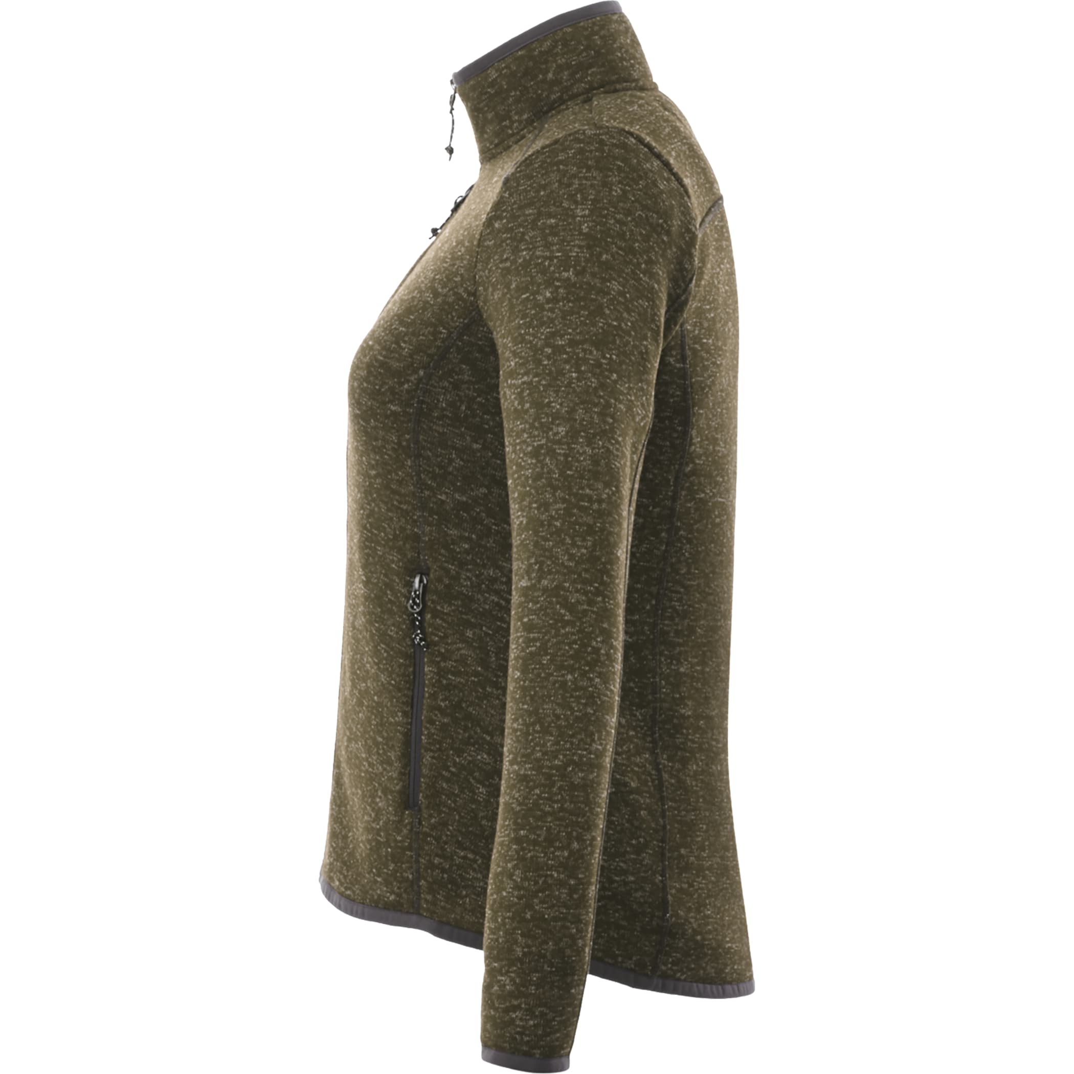 Picture of Women's TREMBLANT Sweater Knit Full Zip Jacket with Thumb Holes