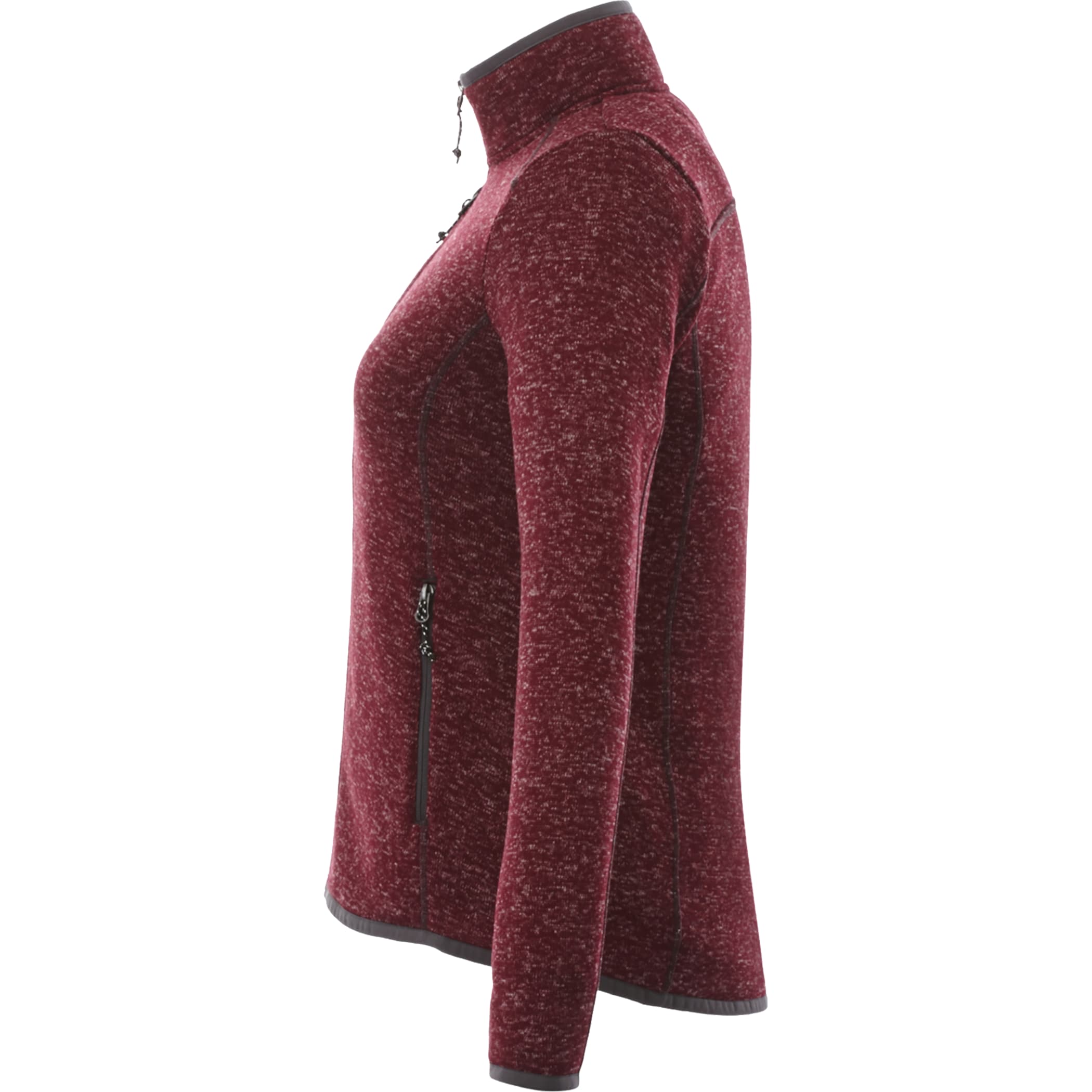 Picture of Women's TREMBLANT Sweater Knit Full Zip Jacket with Thumb Holes