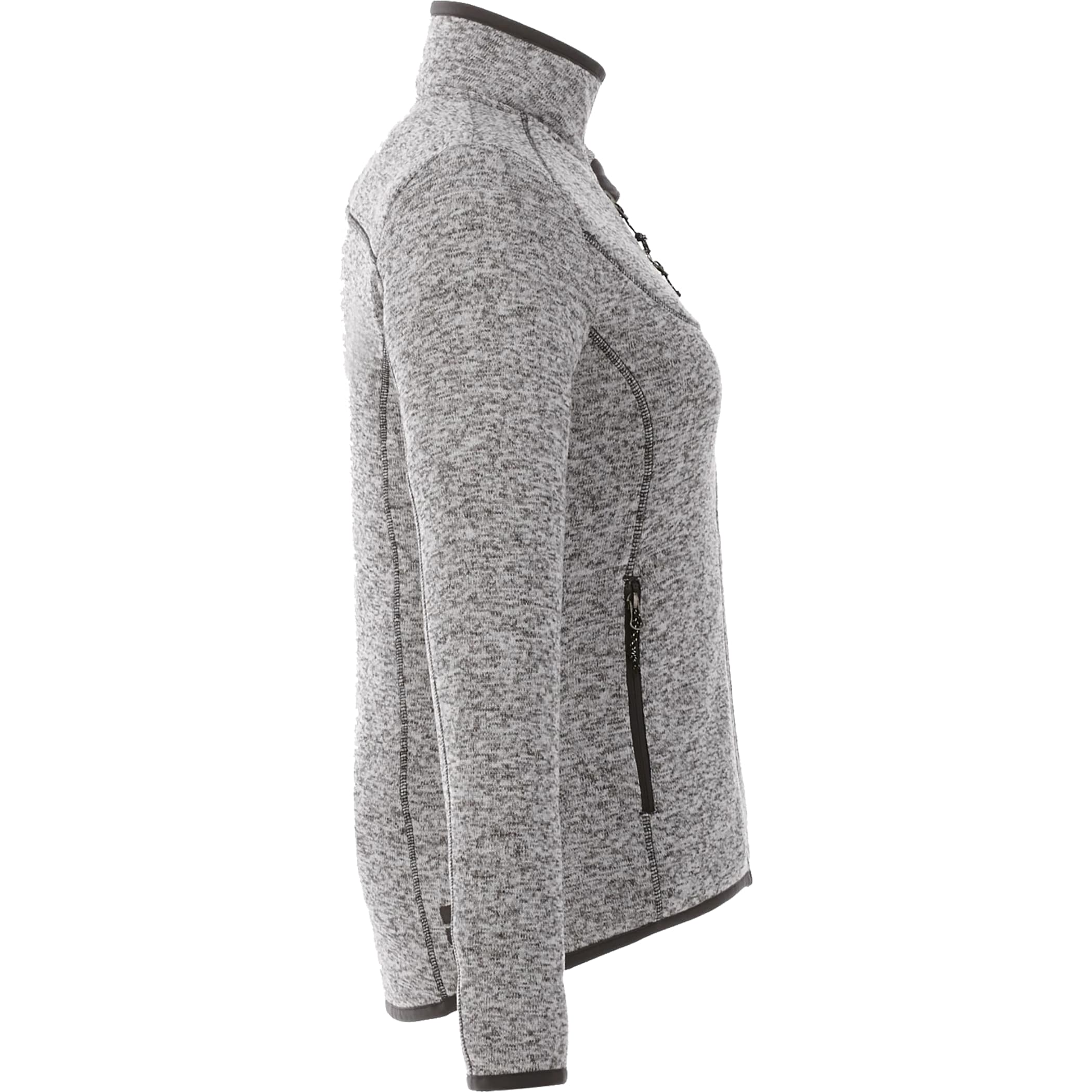 Picture of Women's TREMBLANT Sweater Knit Full Zip Jacket with Thumb Holes