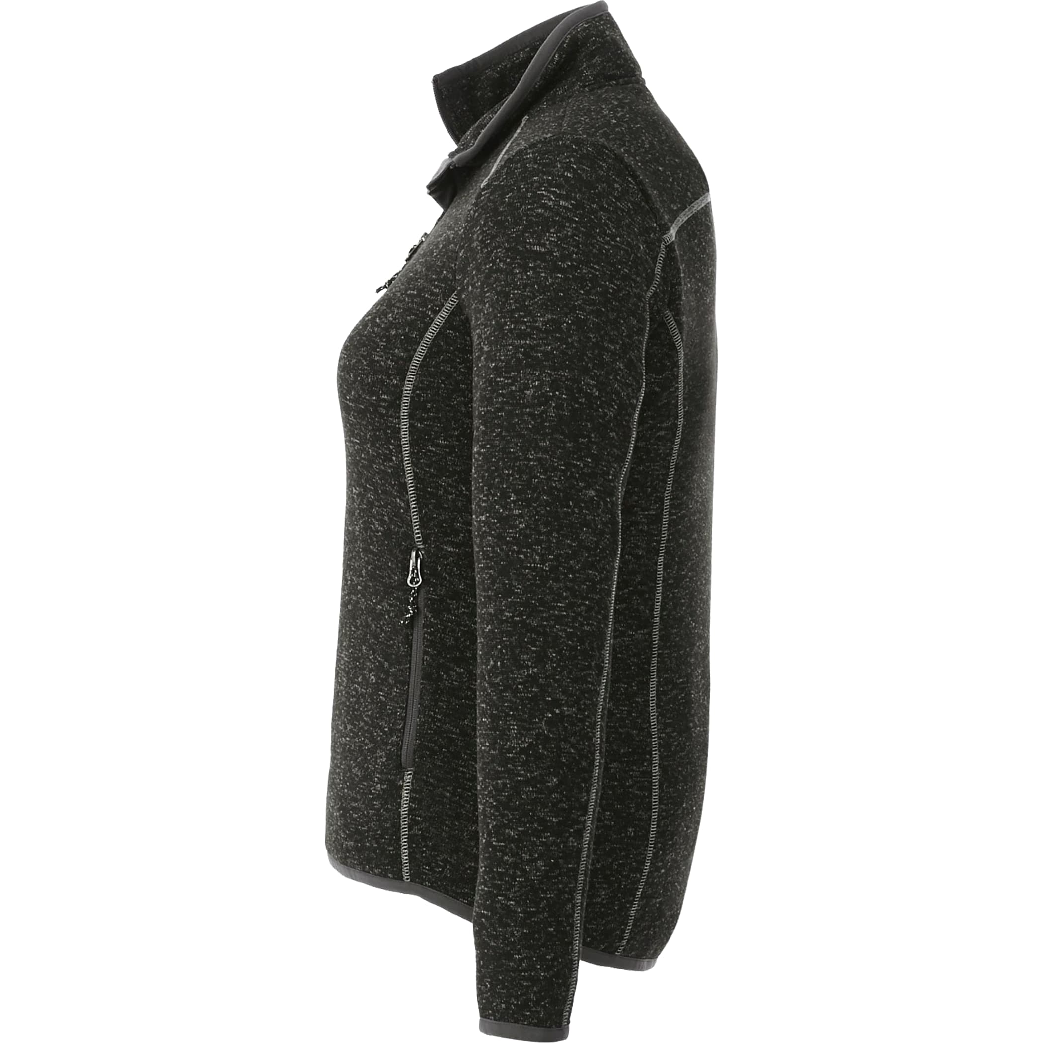 Picture of Women's TREMBLANT Sweater Knit Full Zip Jacket with Thumb Holes