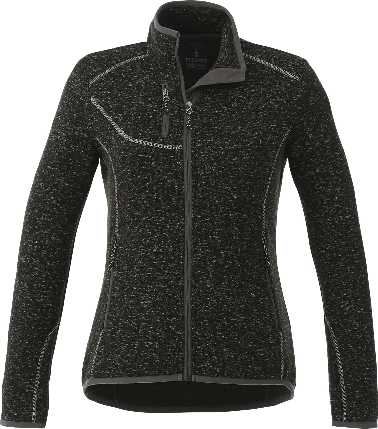 Picture of Women's TREMBLANT Sweater Knit Full Zip Jacket with Thumb Holes