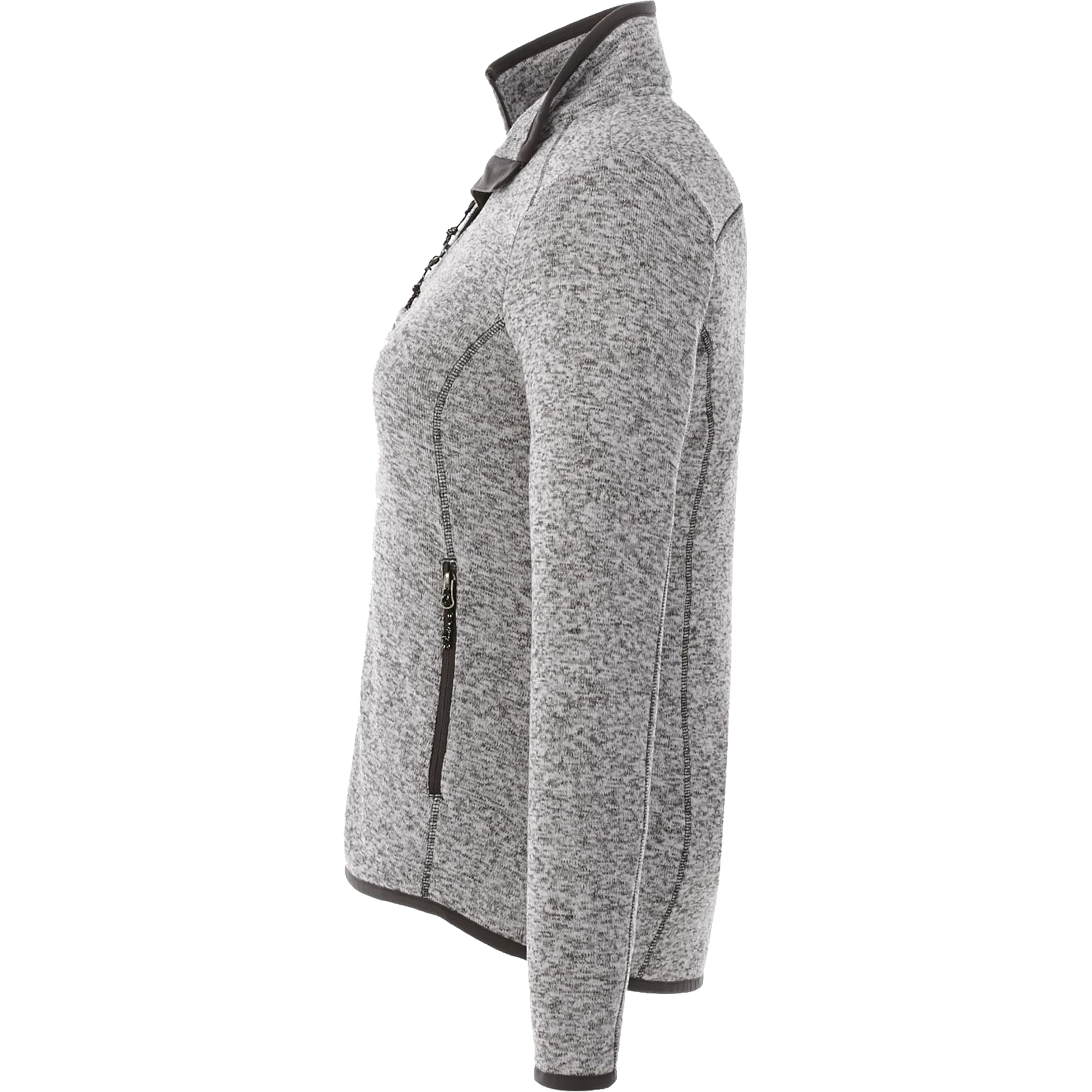 Picture of Women's TREMBLANT Sweater Knit Full Zip Jacket with Thumb Holes