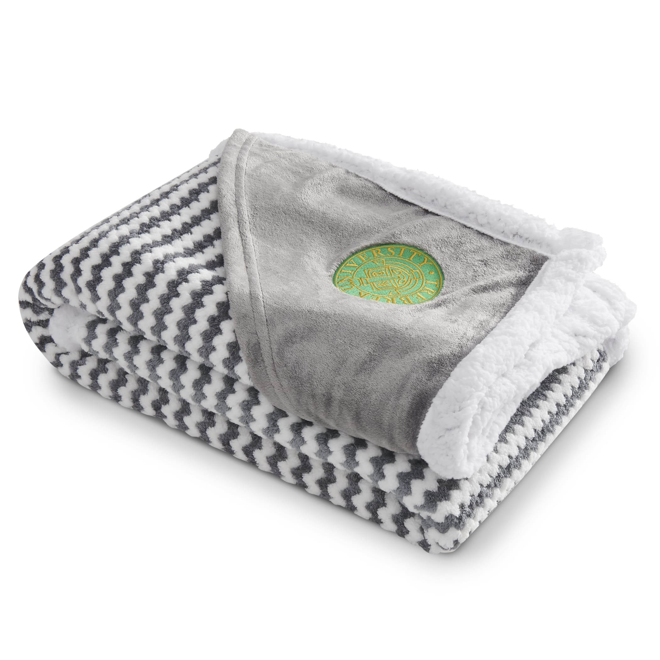 Picture of Field & Co.® Chevron Striped Sherpa Blanket