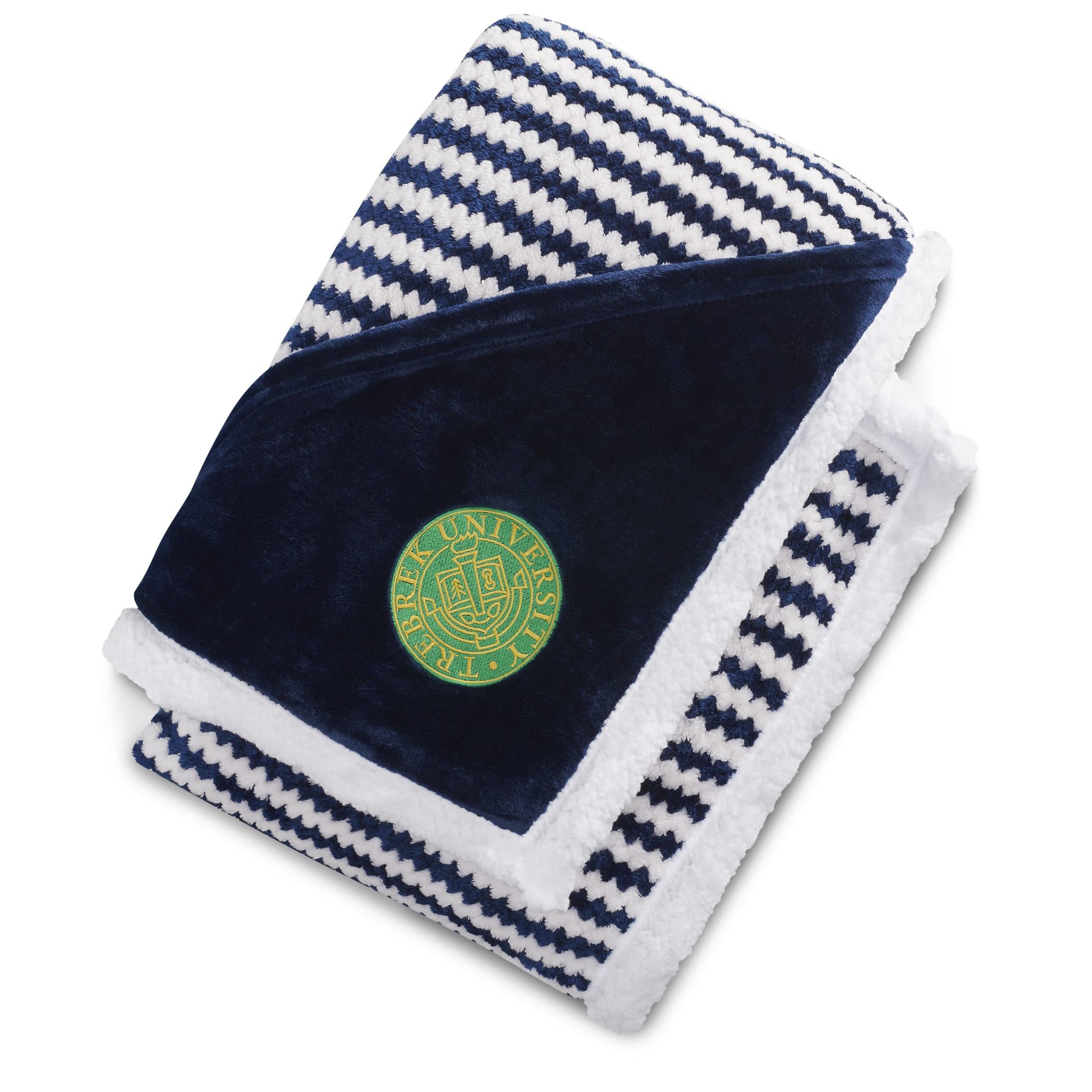 Picture of Field & Co.® Chevron Striped Sherpa Blanket