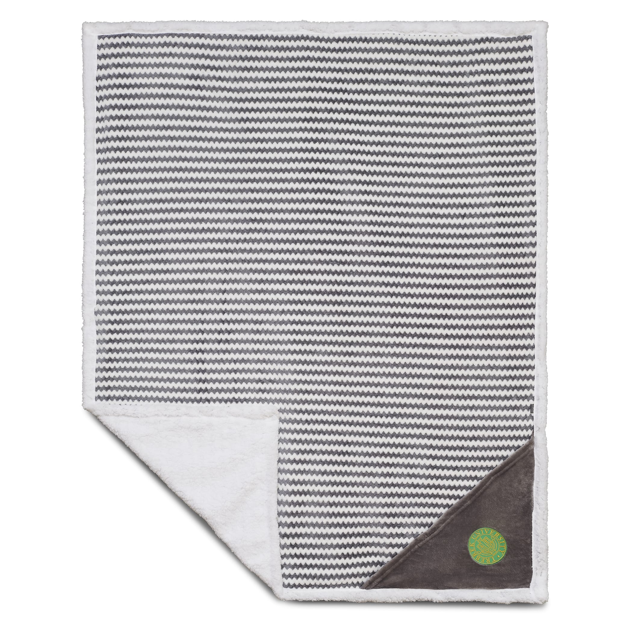 Picture of Field & Co.® Chevron Striped Sherpa Blanket