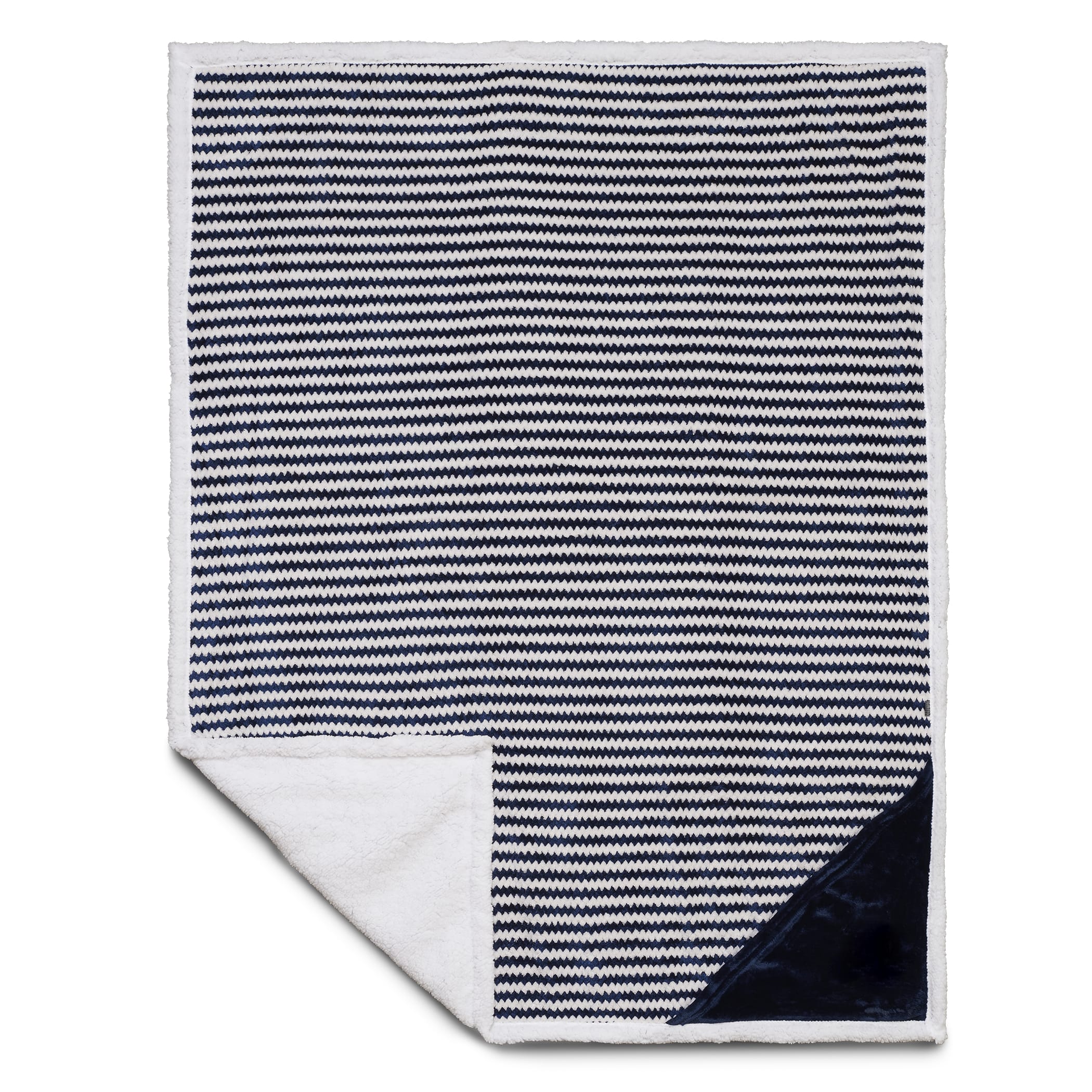 Picture of Field & Co.® Chevron Striped Sherpa Blanket