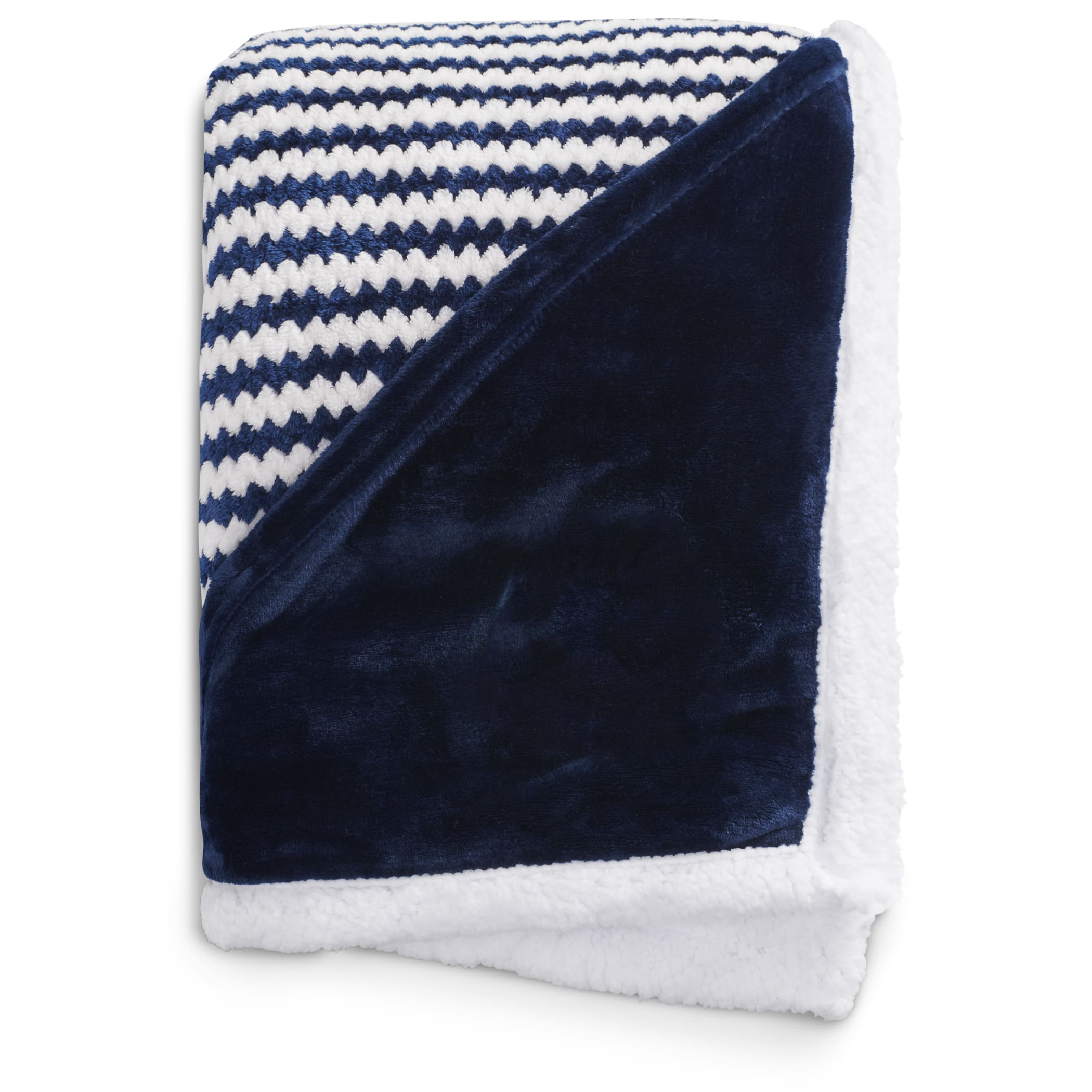 Picture of Field & Co.® Chevron Striped Sherpa Blanket