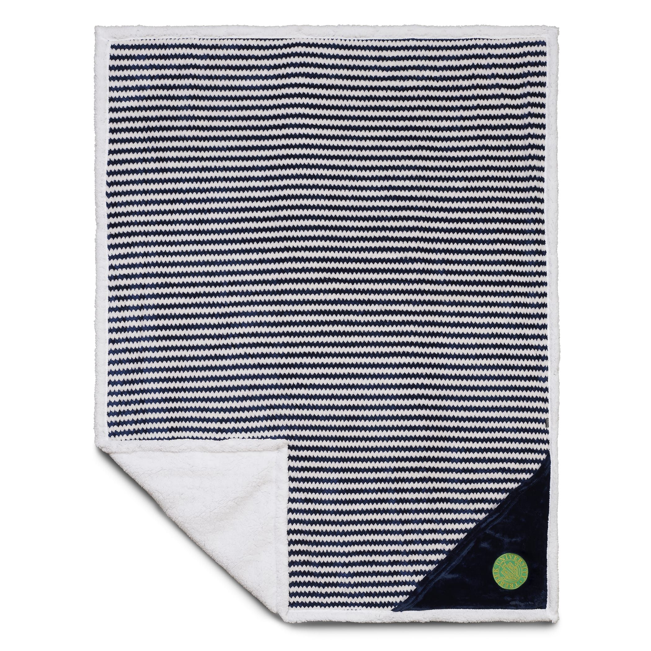 Picture of Field & Co.® Chevron Striped Sherpa Blanket