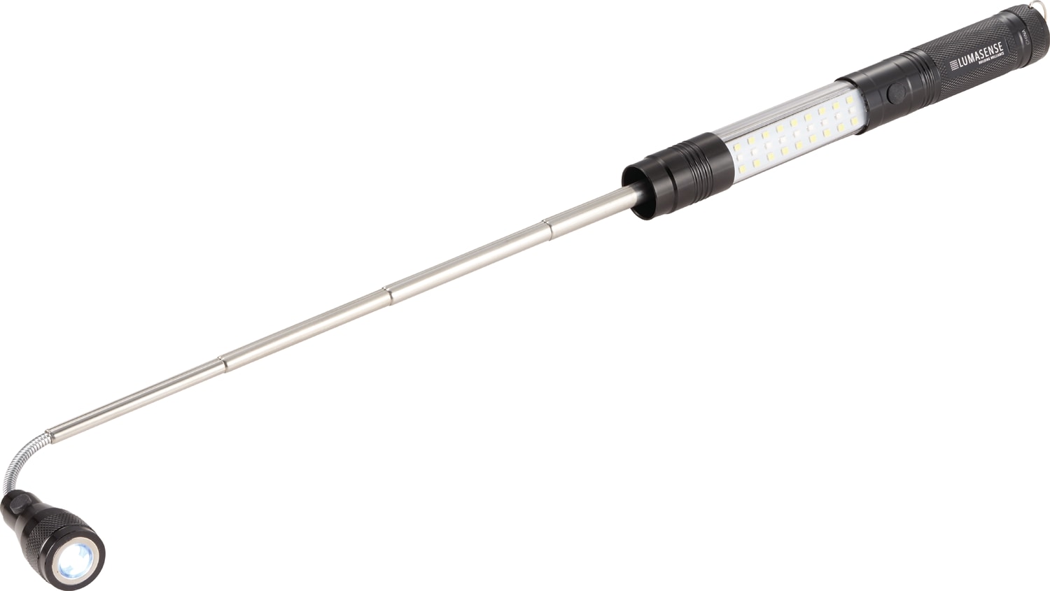 Picture of Telescopic Magnetic COB LED Flashlight w/Sidelight