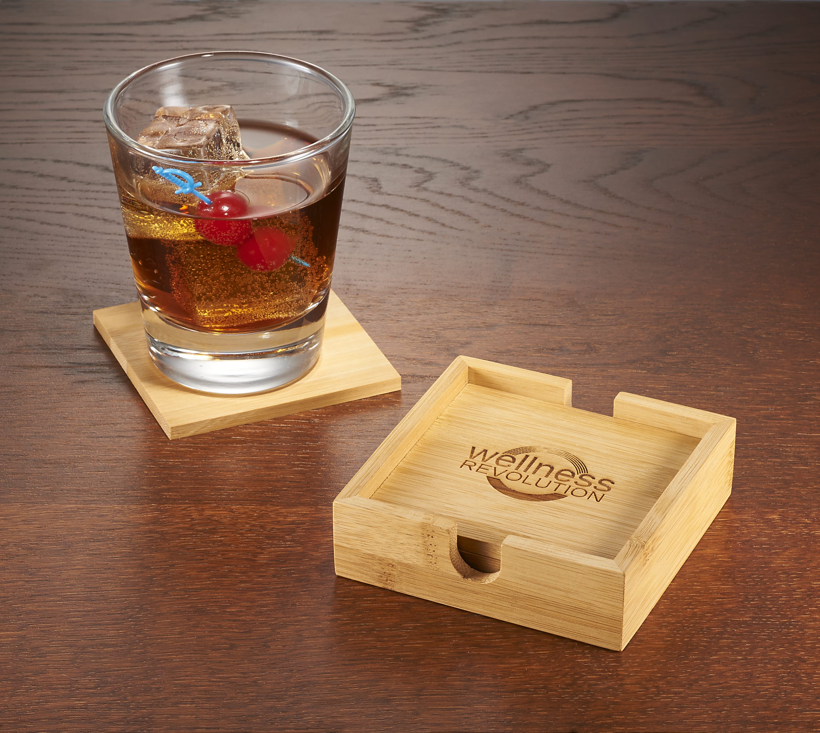 Picture of Bamboo Coaster Set