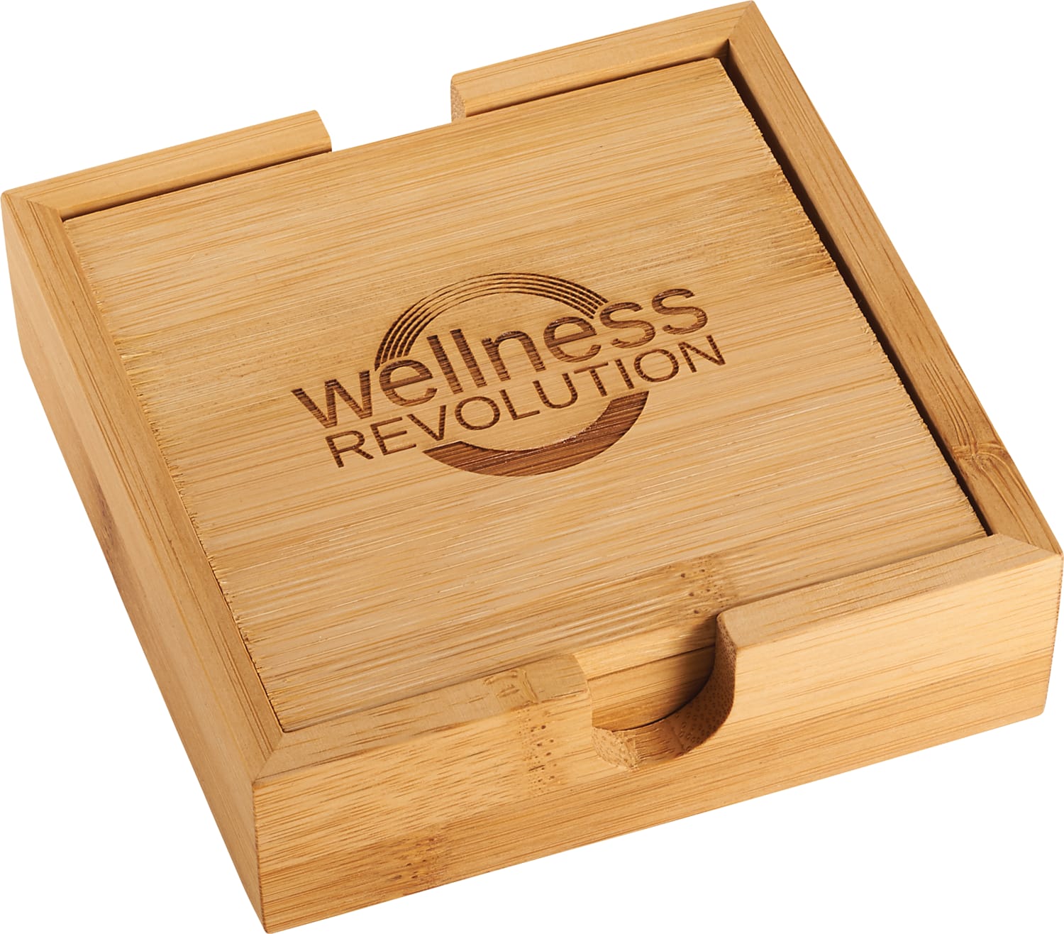 Picture of Bamboo Coaster Set