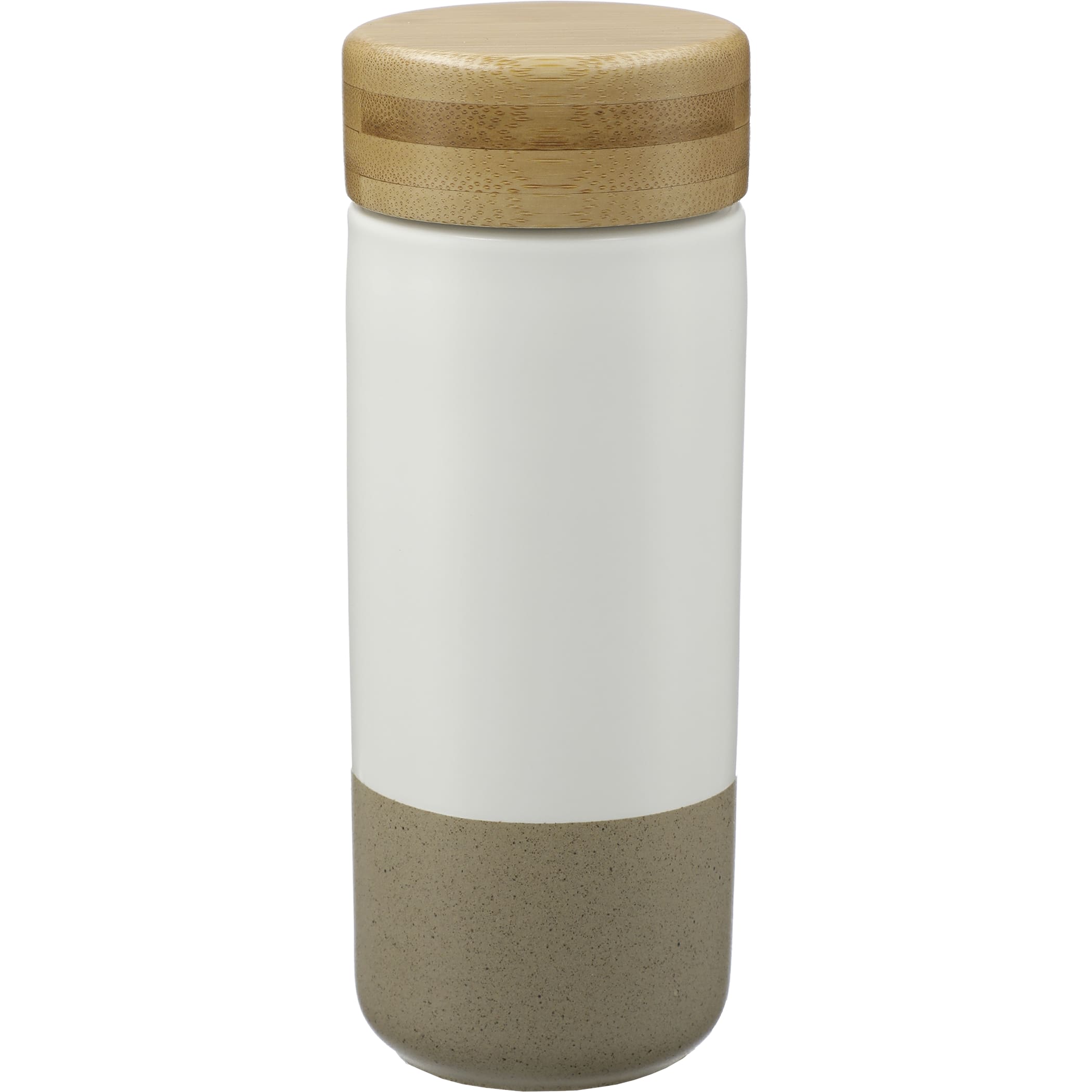 Picture of Arlo Ceramic Tumbler with Bamboo lid 11oz