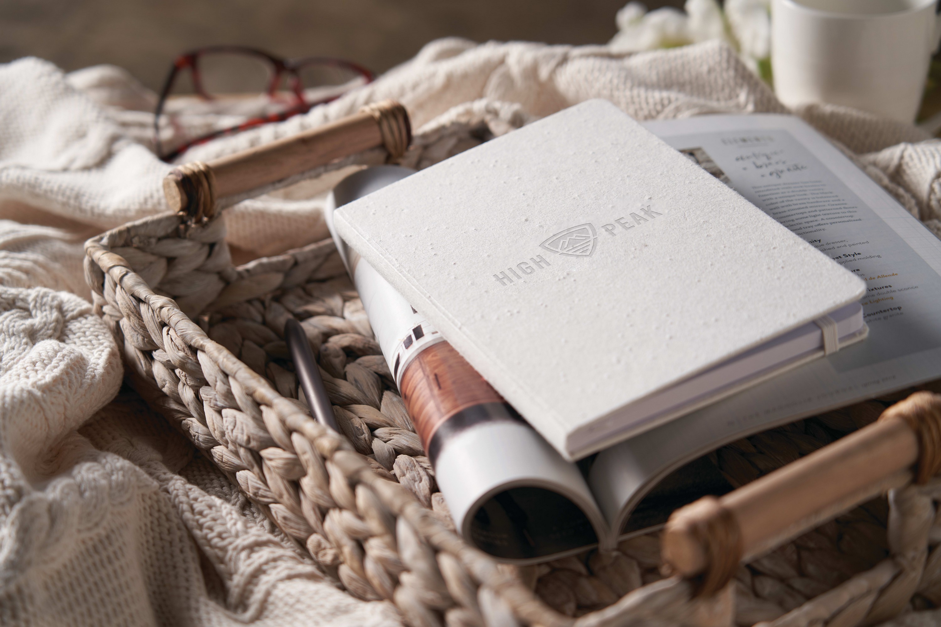 Picture of 5.5'' x 8.5'' FSC® Recycled Seed Paper Bound Journal