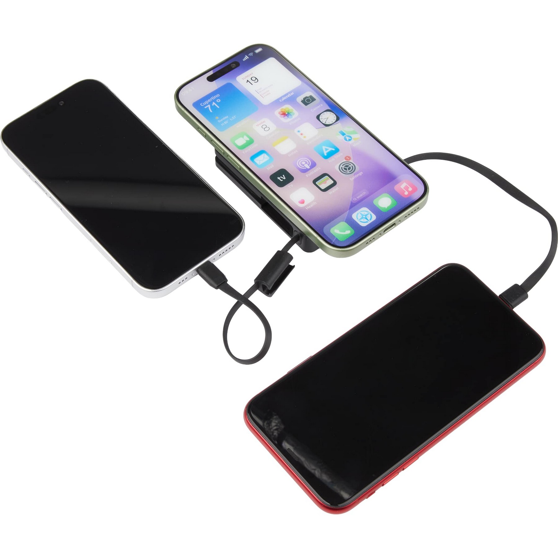 Picture of 5000 mAh 15W MagClick Power Bank with Wall Charger
