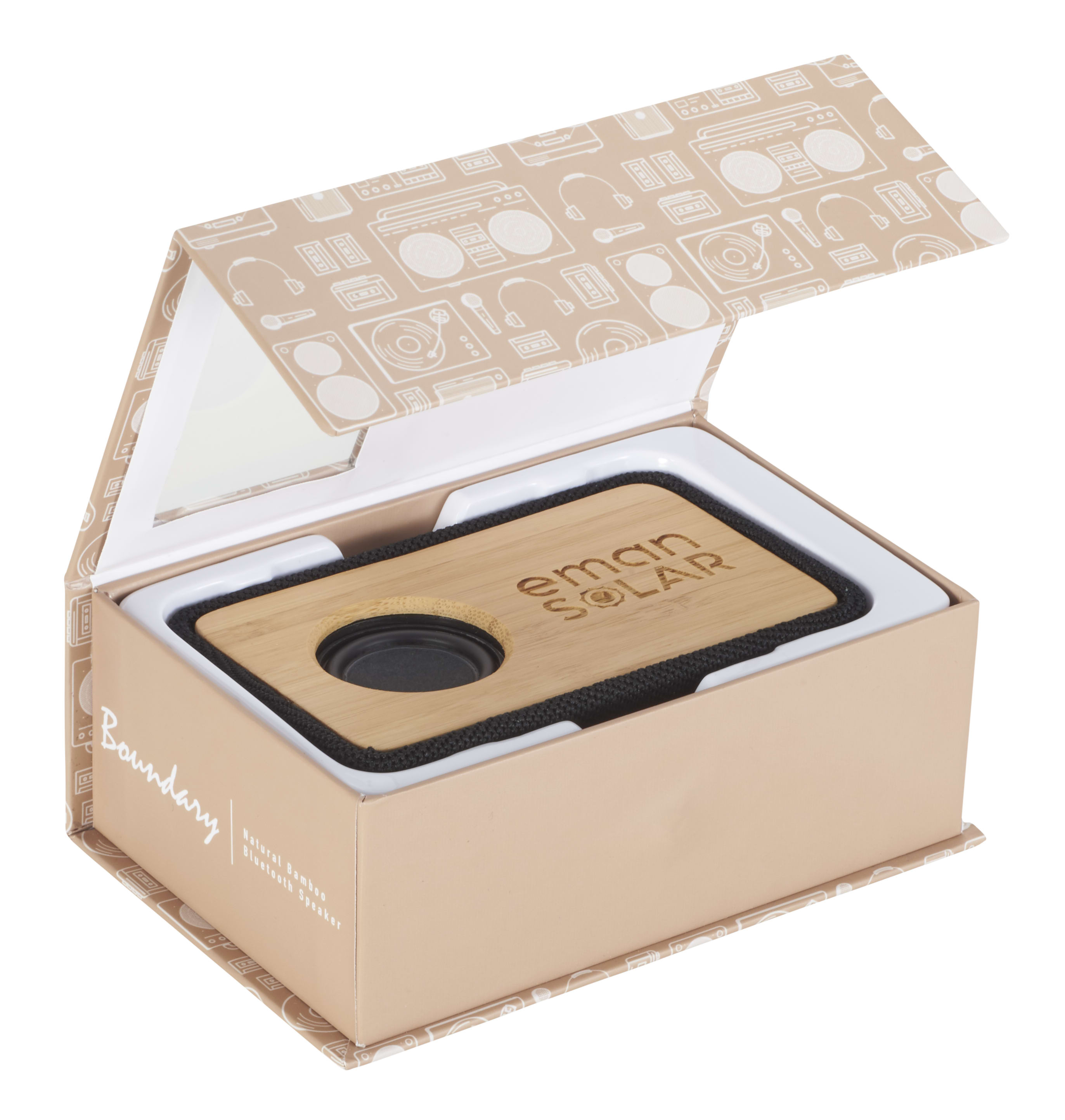 Picture of Boundary Natural Bamboo Bluetooth Speaker