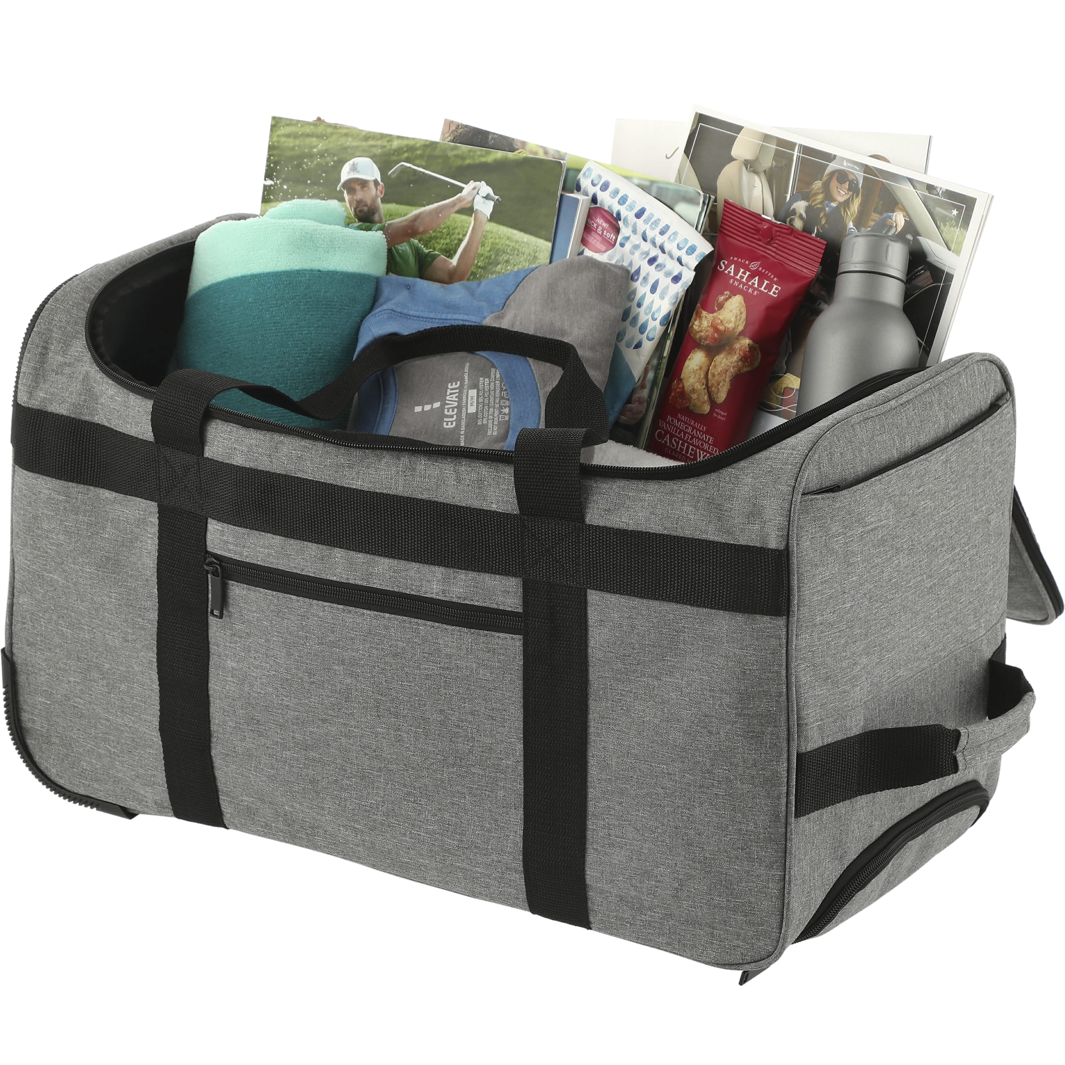 Picture of Graphite Recycled Wheeled Duffle Bag