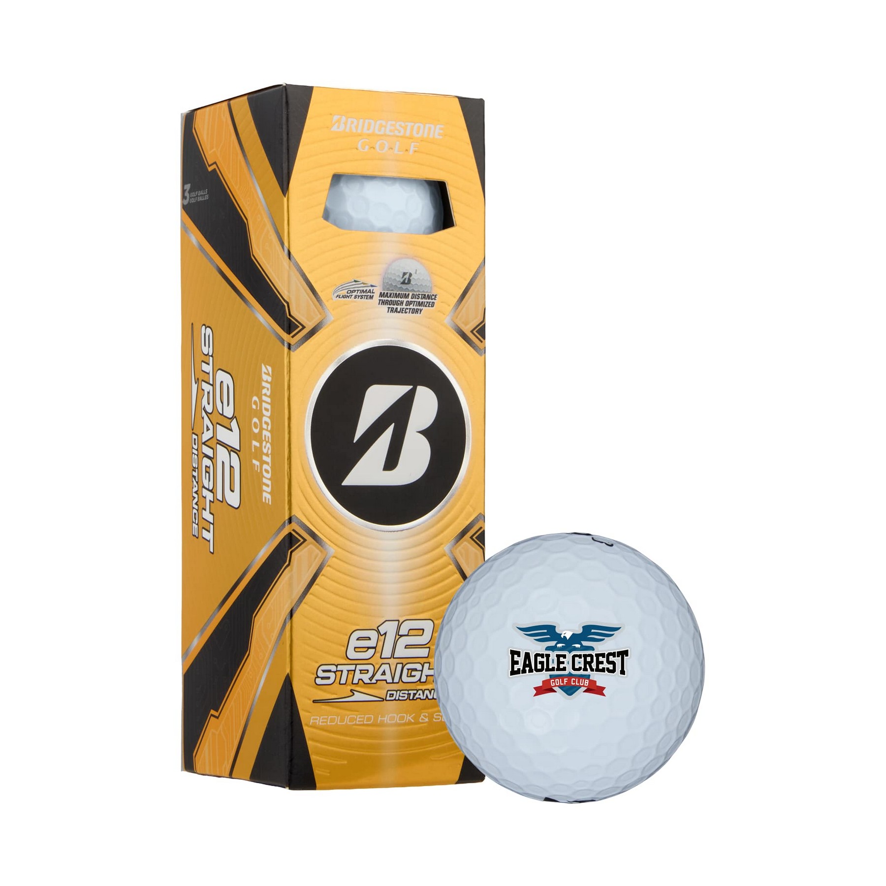 Picture of Bridgestone E12 Straight Golf Balls - 3 Pack