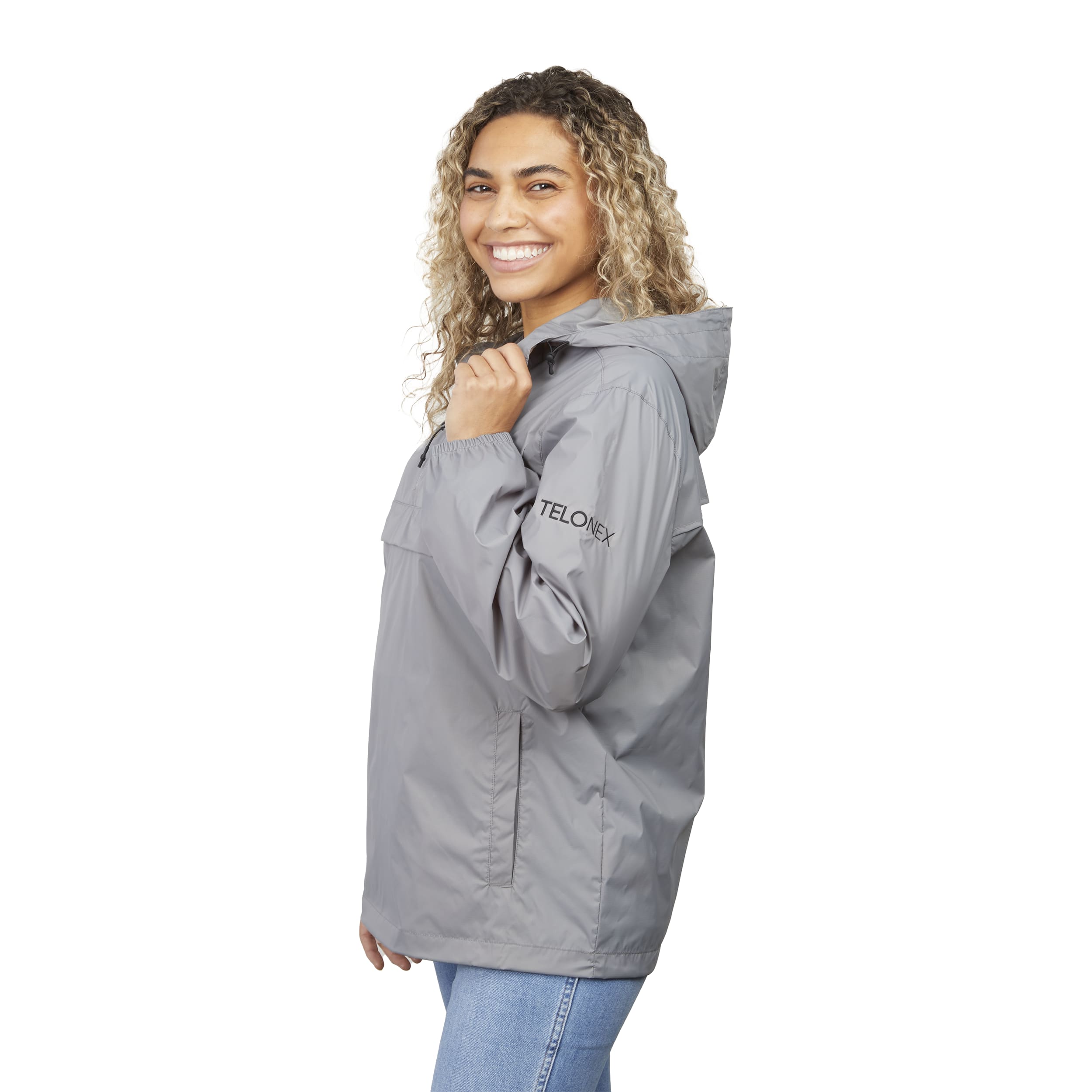 Picture of Gender Neutral AVAS Eco Packable Quarter Zip Anorak Pullover