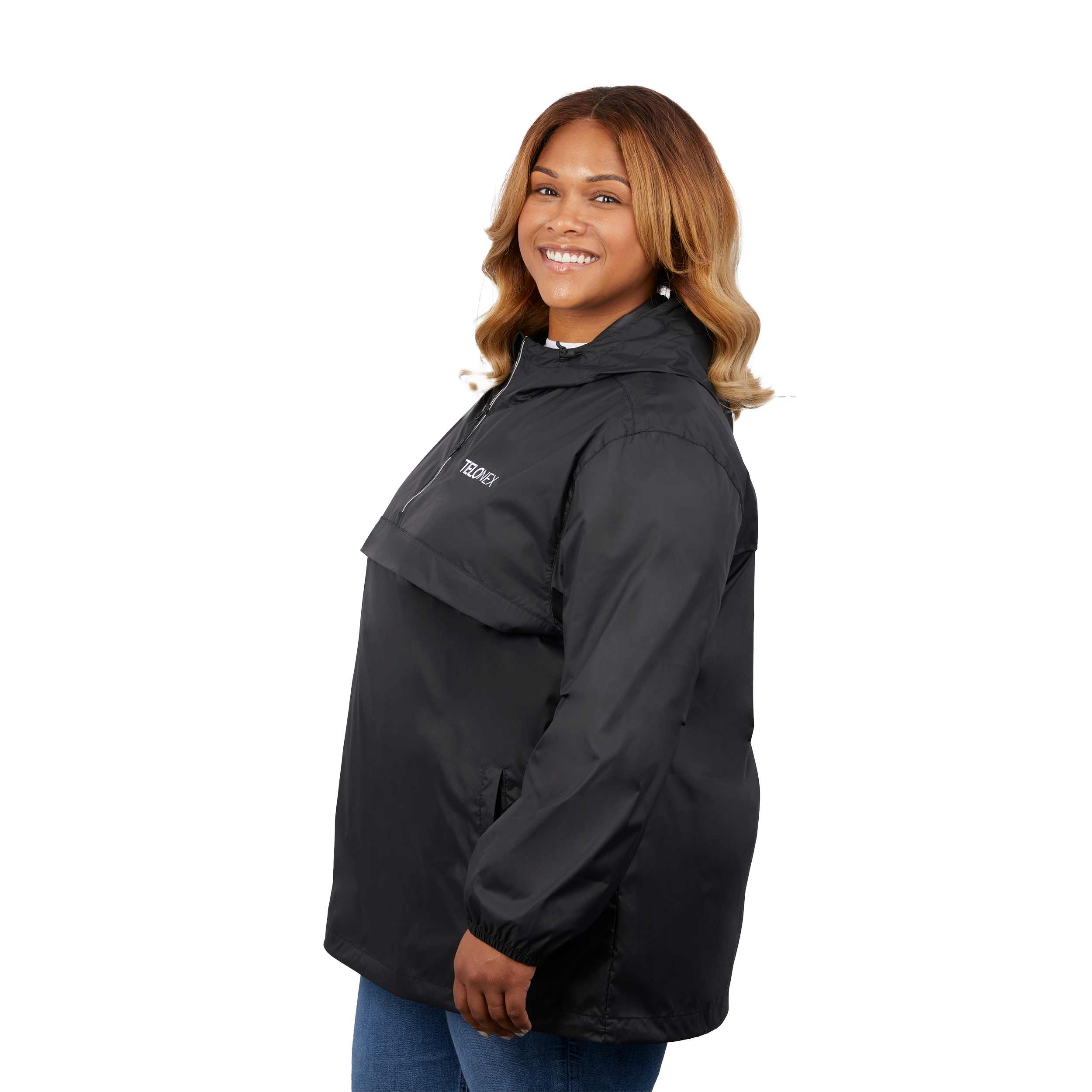 Picture of Gender Neutral AVAS Eco Packable Quarter Zip Anorak Pullover