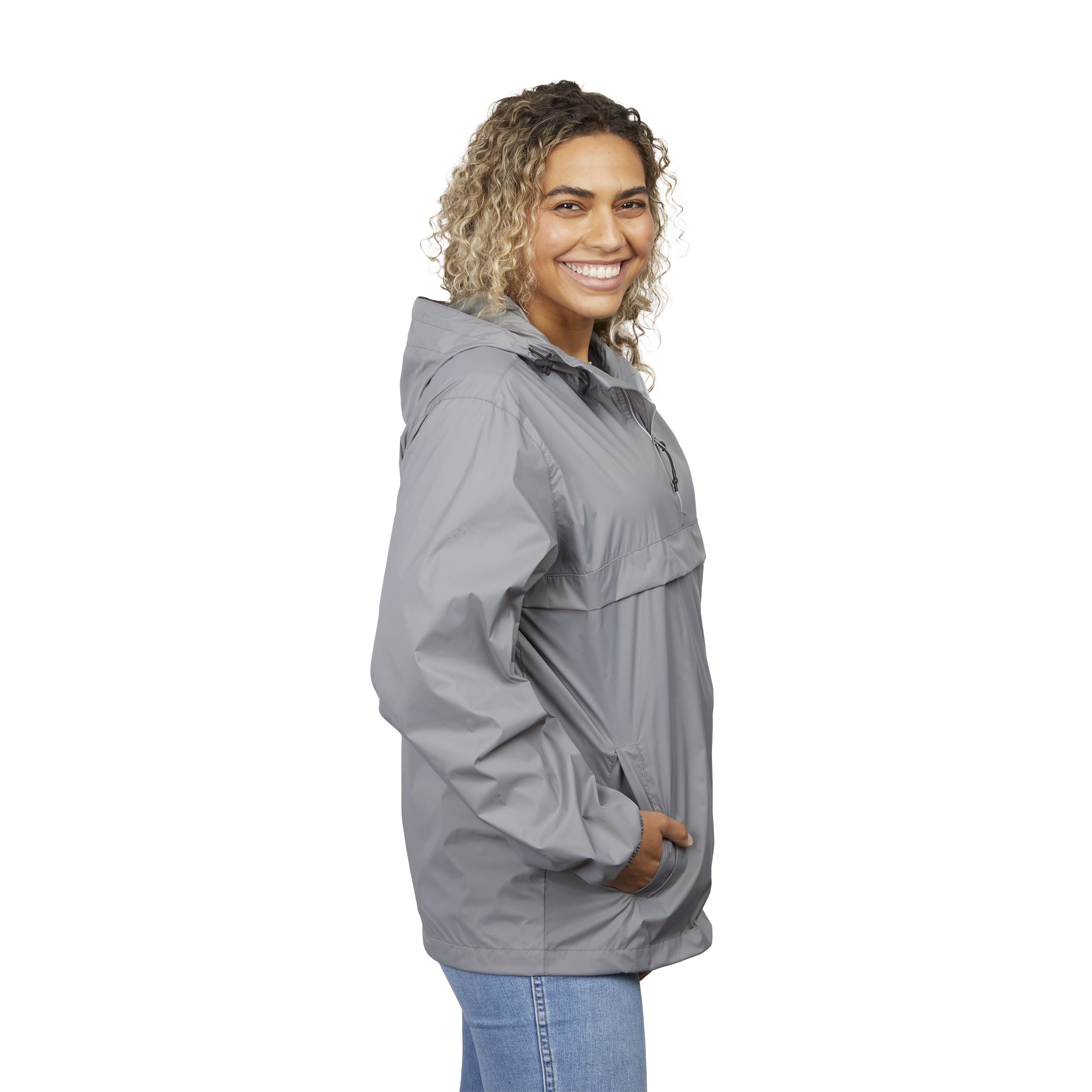 Picture of Gender Neutral AVAS Eco Packable Quarter Zip Anorak Pullover