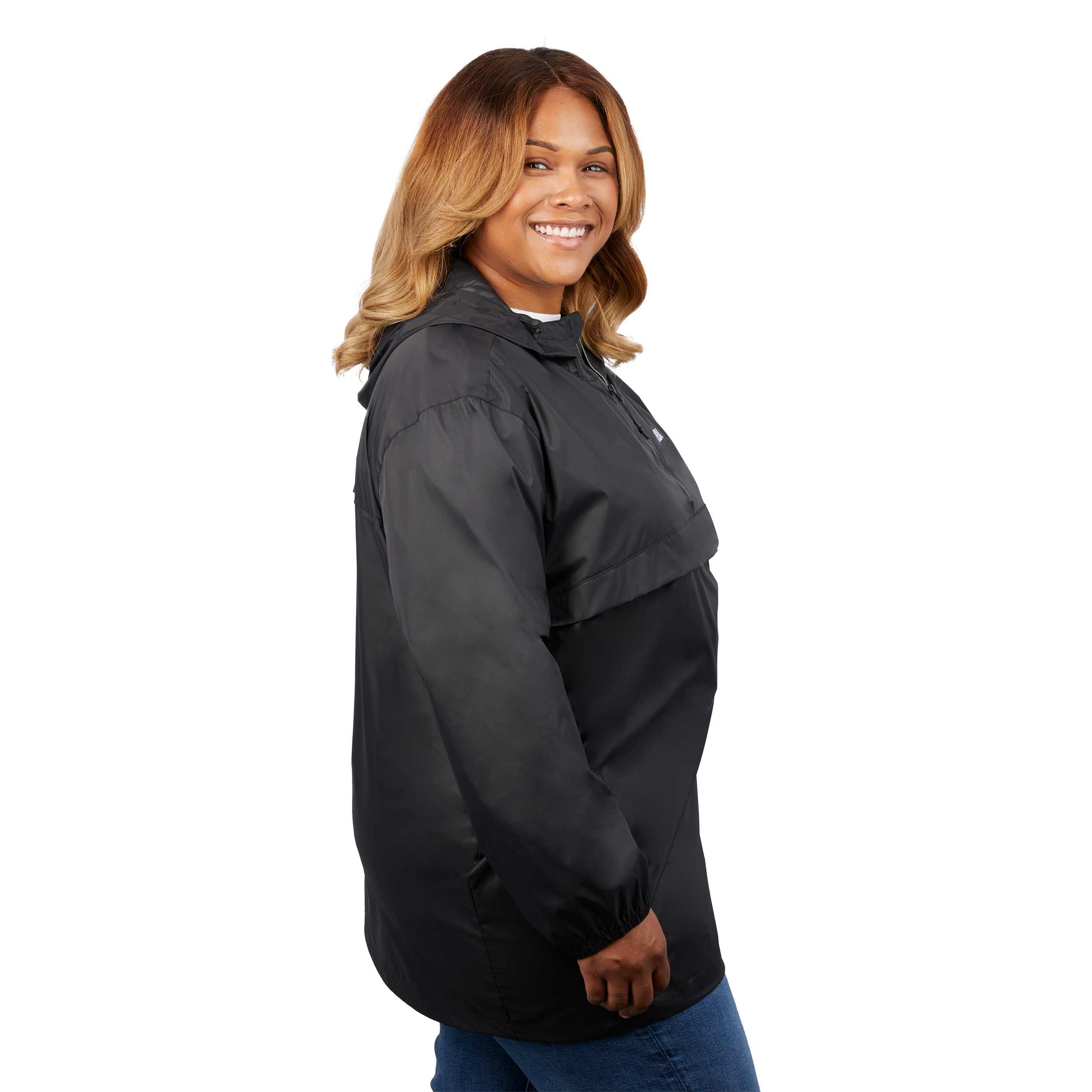 Picture of Gender Neutral AVAS Eco Packable Quarter Zip Anorak Pullover