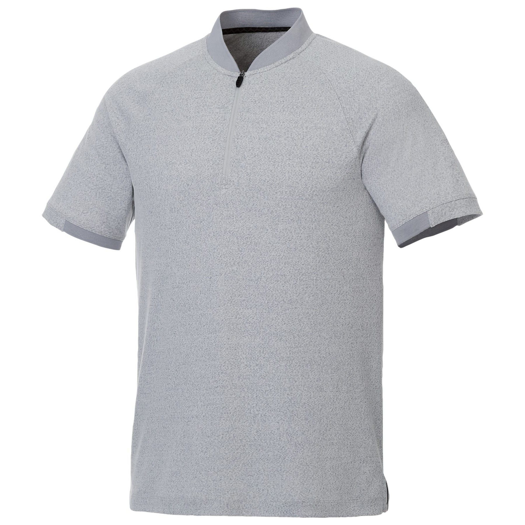 Picture of Men's KINPORT Short Sleeve Zip Up Stand Collar Performance Polo