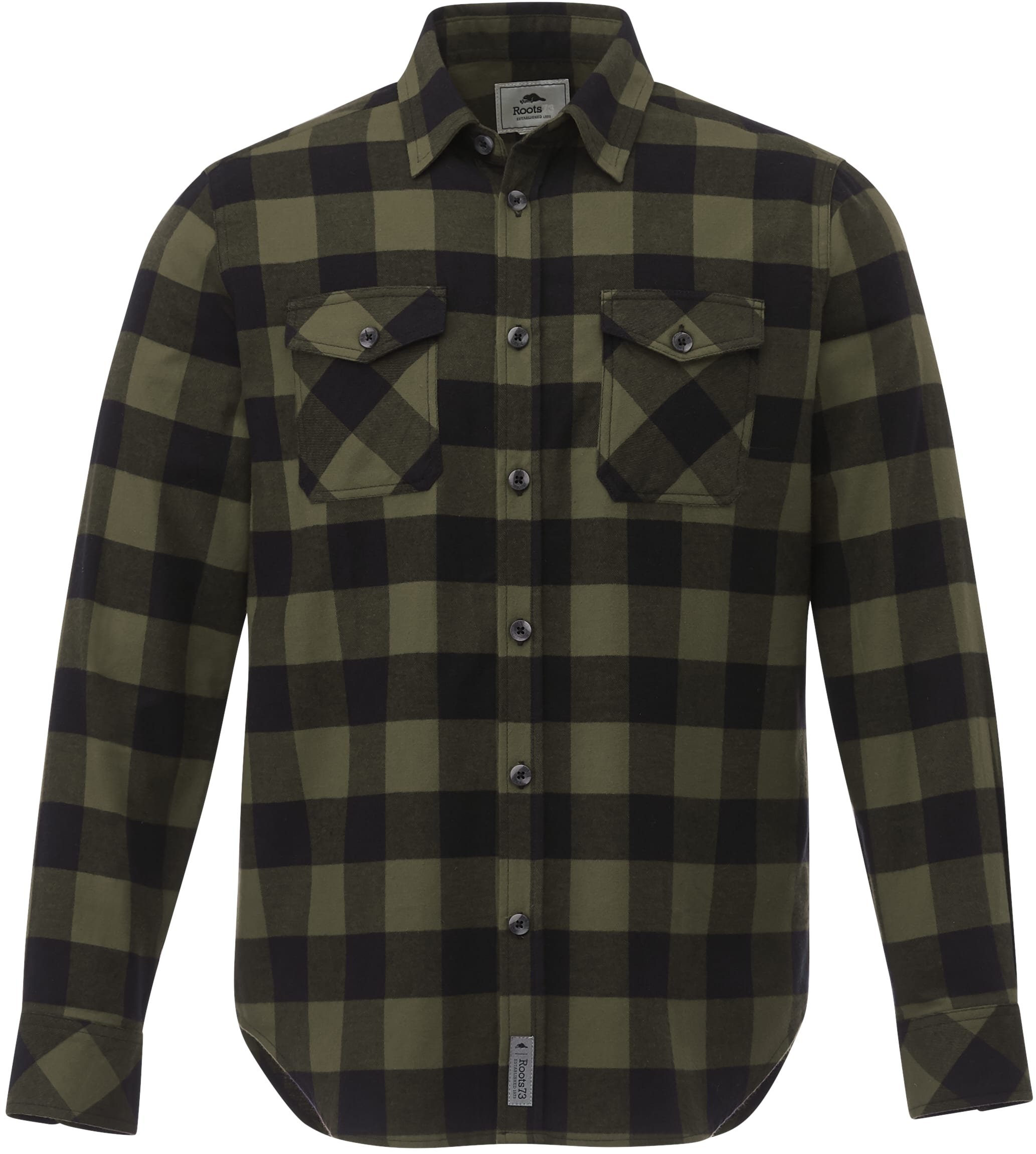 Picture of Men's SPRUCELAKE Roots73 Long Sleeve Button Up Flannel Shirt