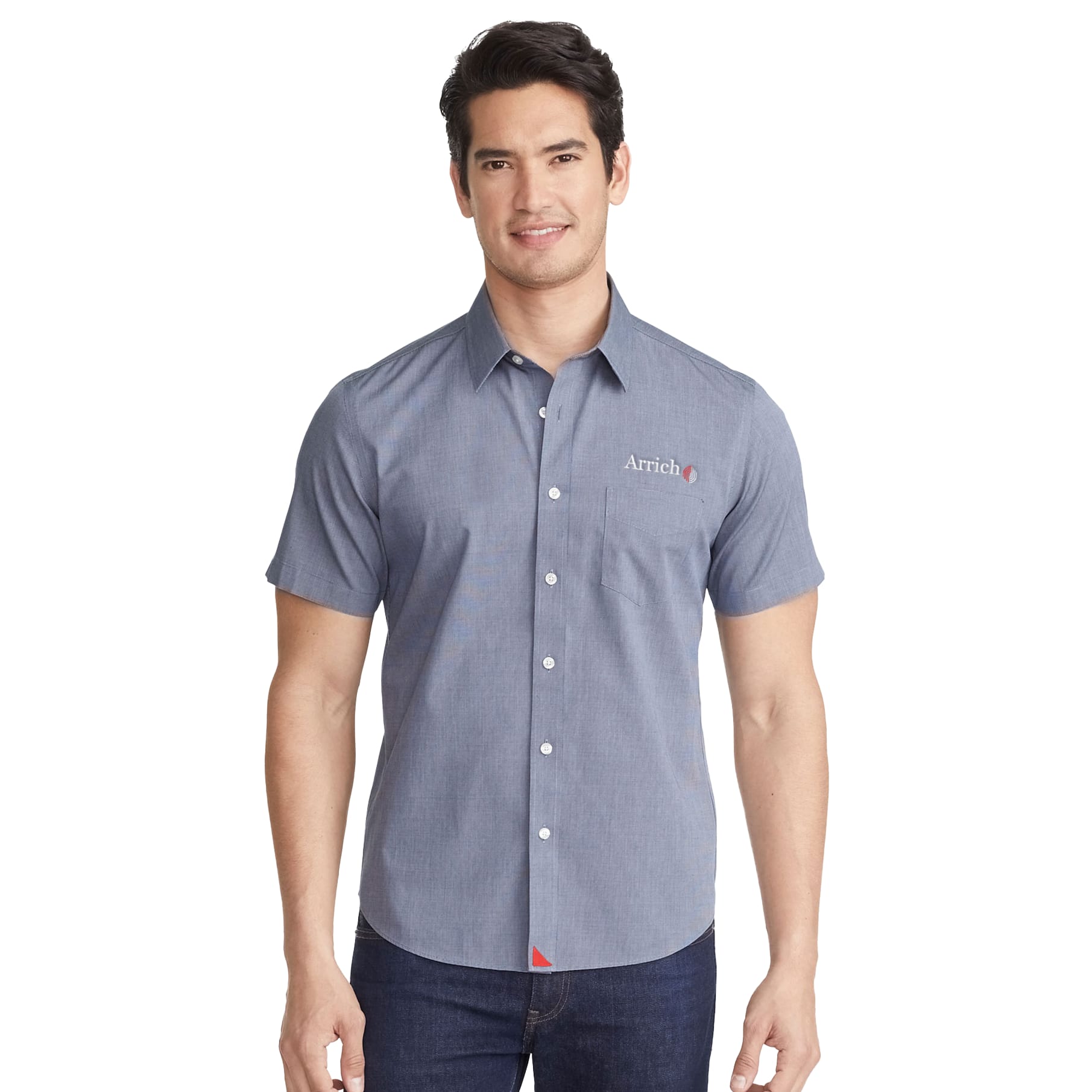 Picture of Men's UNTUCKit Petrus Wrinkle-Free Short Sleeve Button Up Shirt