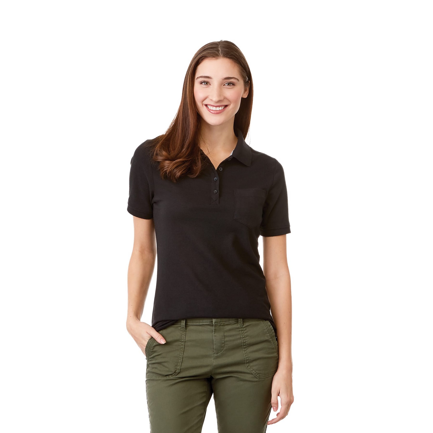 Picture of Women's BANFIELD Short Sleeve Pique Polo