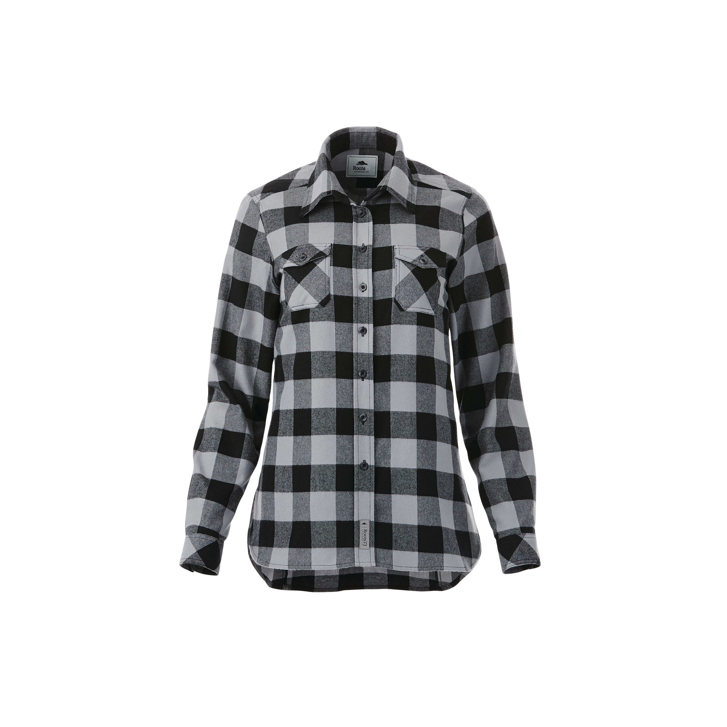 Picture of Women's SPRUCELAKE Roots73 Long Sleeve Button Up Flannel Shirt