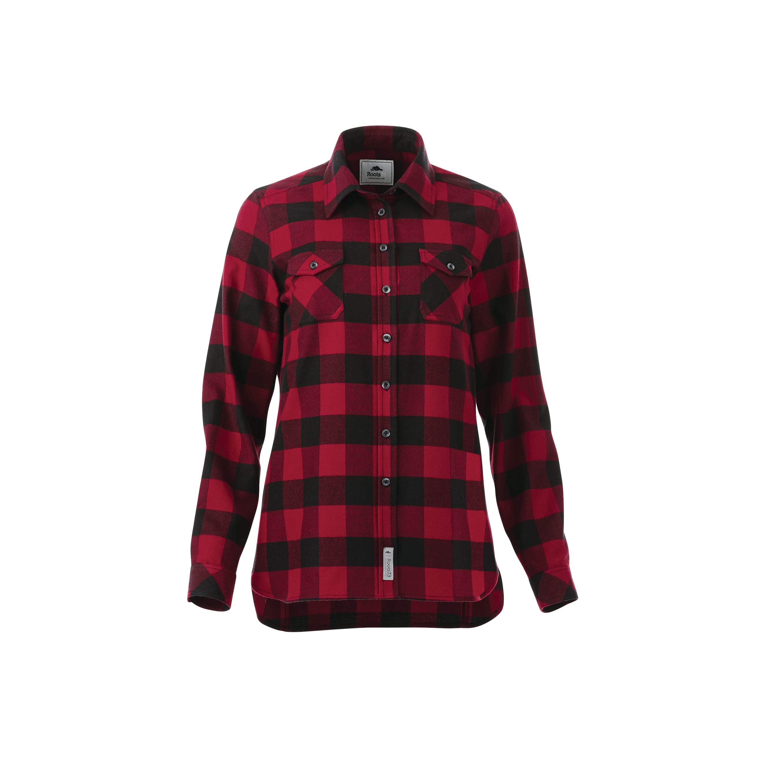 Picture of Women's SPRUCELAKE Roots73 Long Sleeve Button Up Flannel Shirt