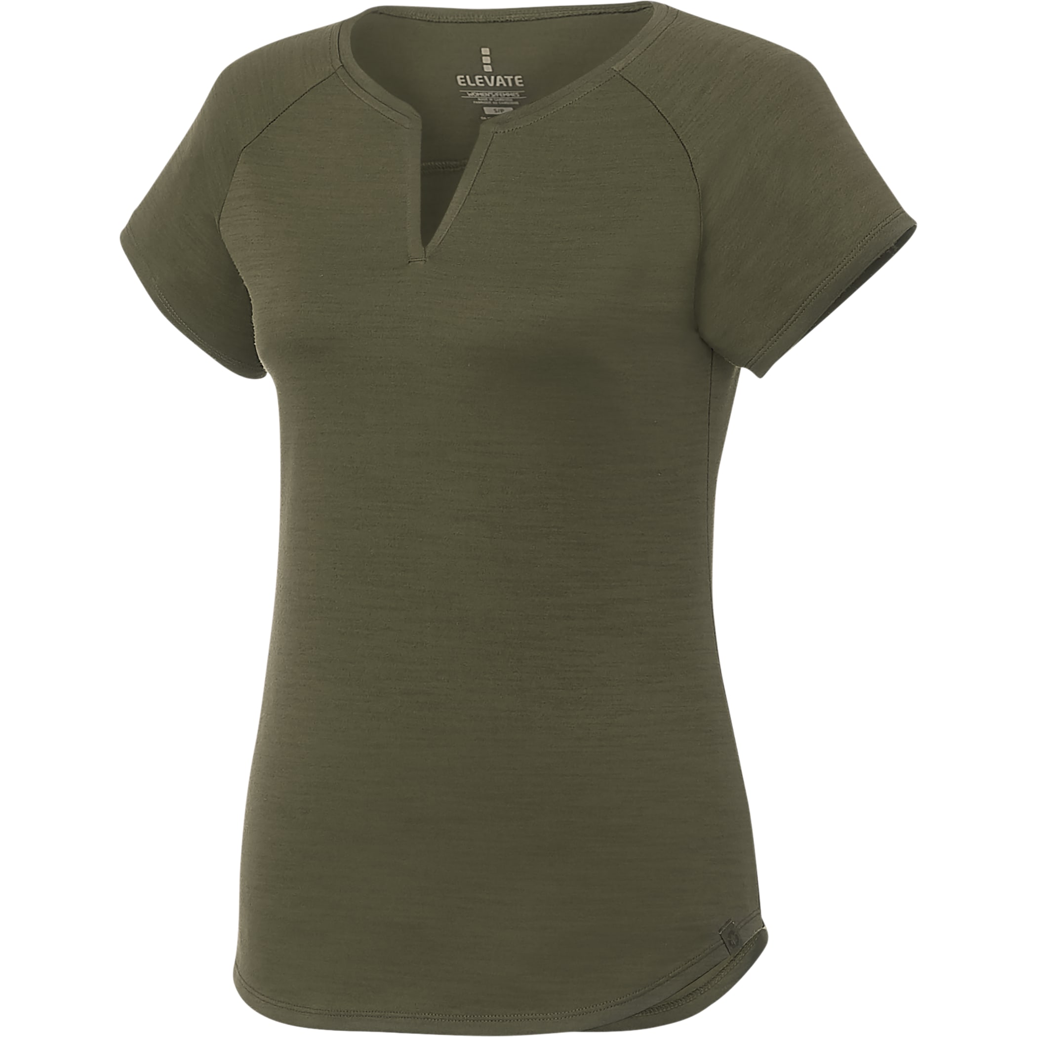 Picture of Women's AMOS Eco Short Sleeve Curved Hem Tee