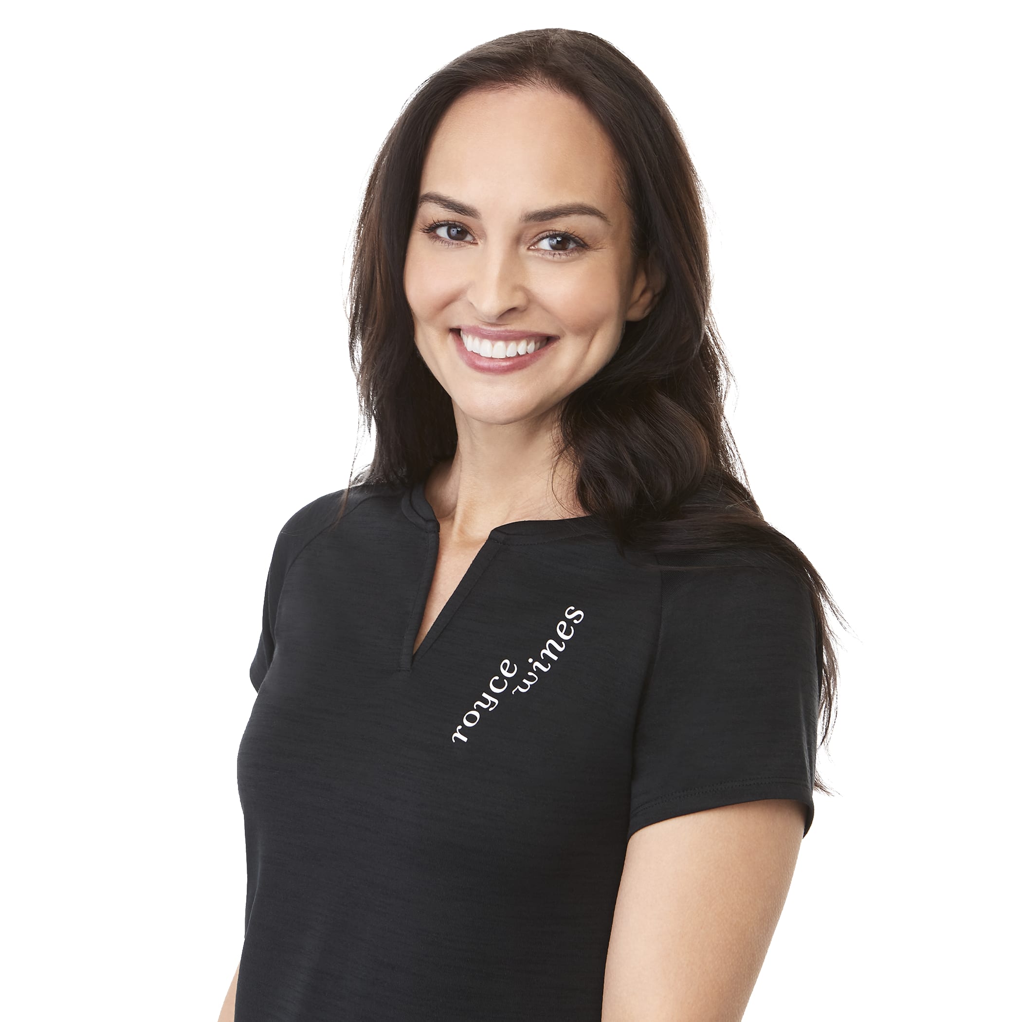 Picture of Women's AMOS Eco Short Sleeve Curved Hem Tee