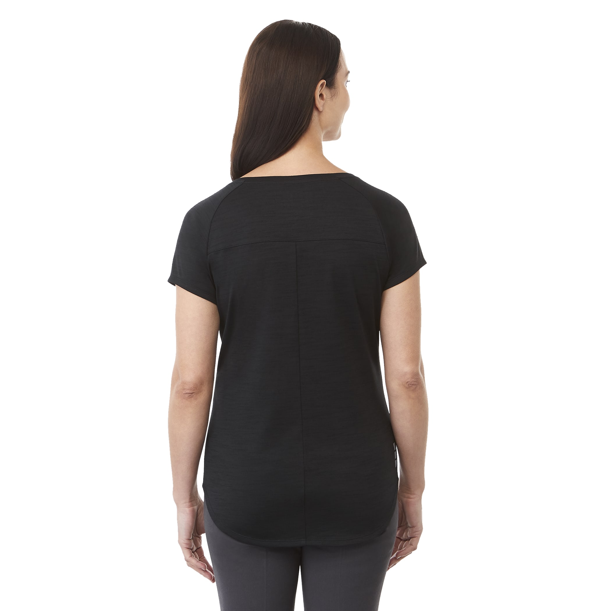 Picture of Women's AMOS Eco Short Sleeve Curved Hem Tee