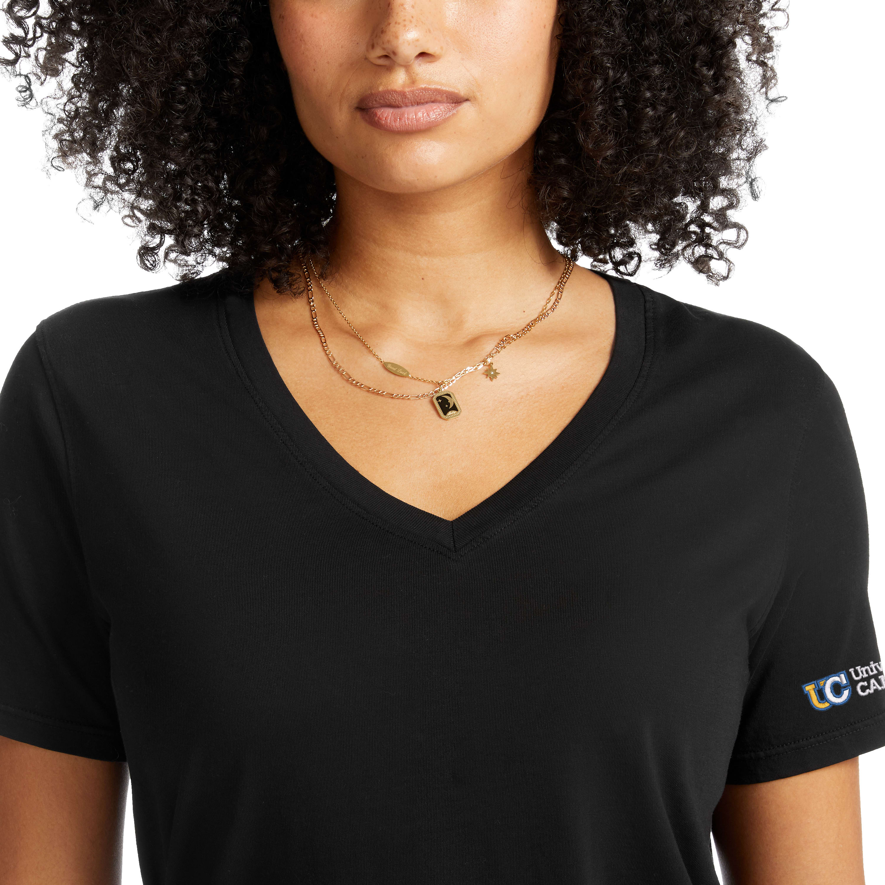 Picture of Women's American Giant Classic Cotton V-Neck T-Shirt