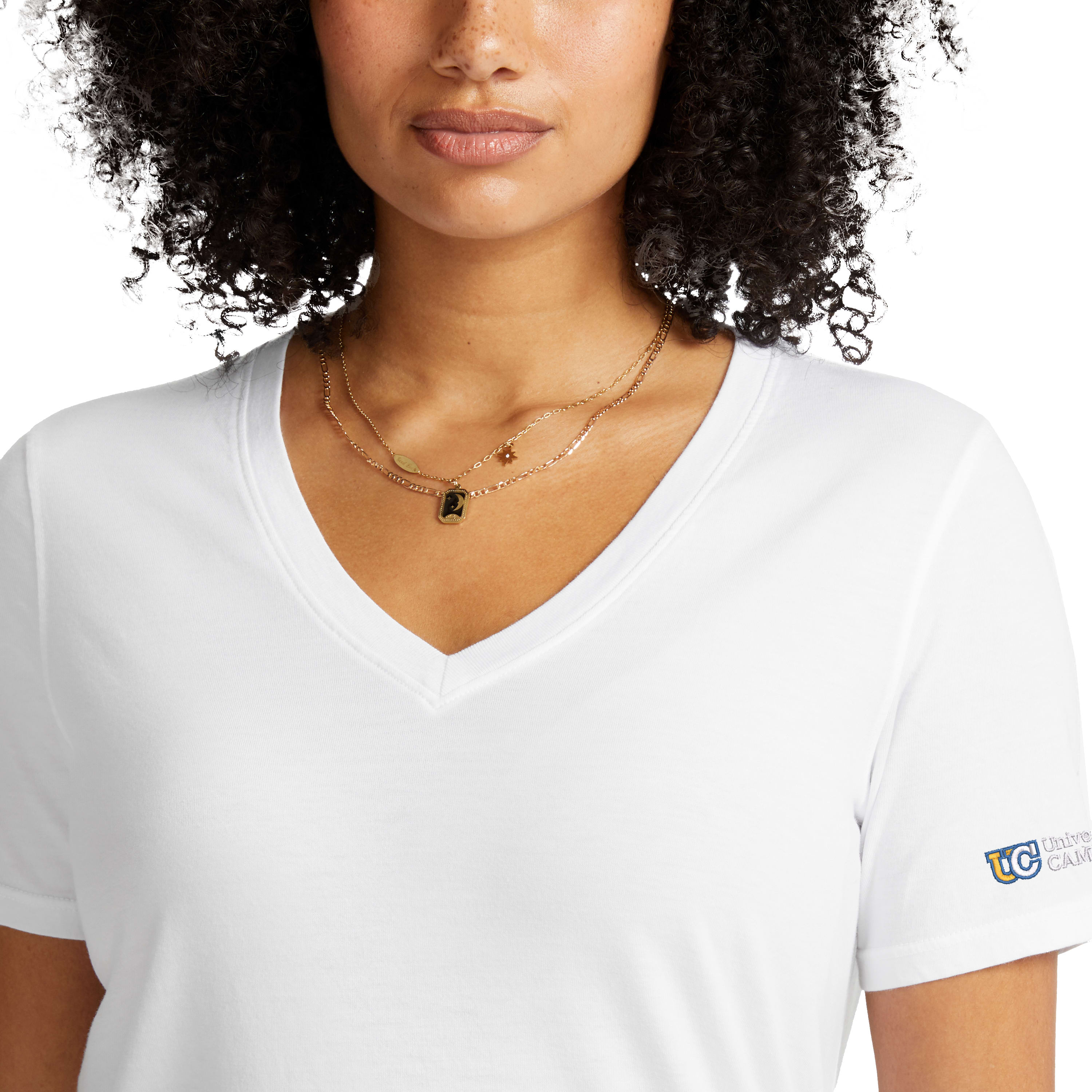 Picture of Women's American Giant Classic Cotton V-Neck T-Shirt