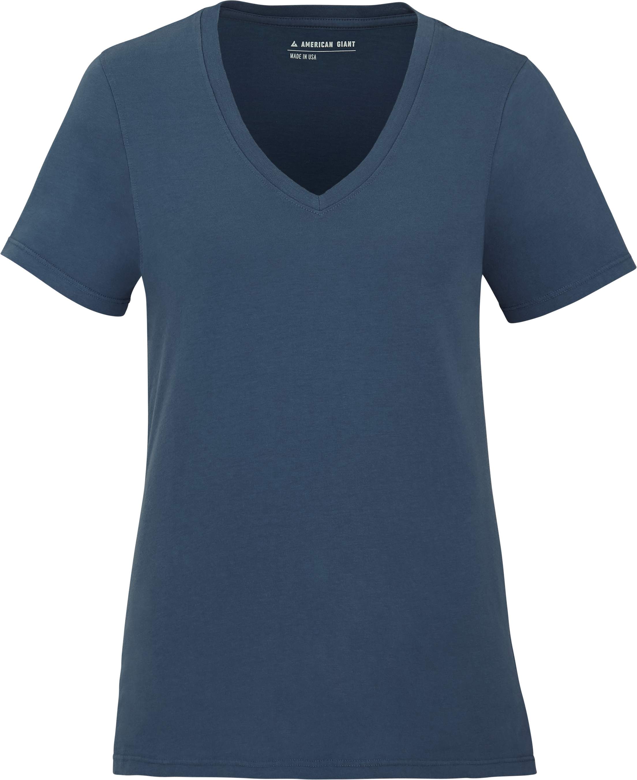 Picture of Women's American Giant Classic Cotton V-Neck T-Shirt