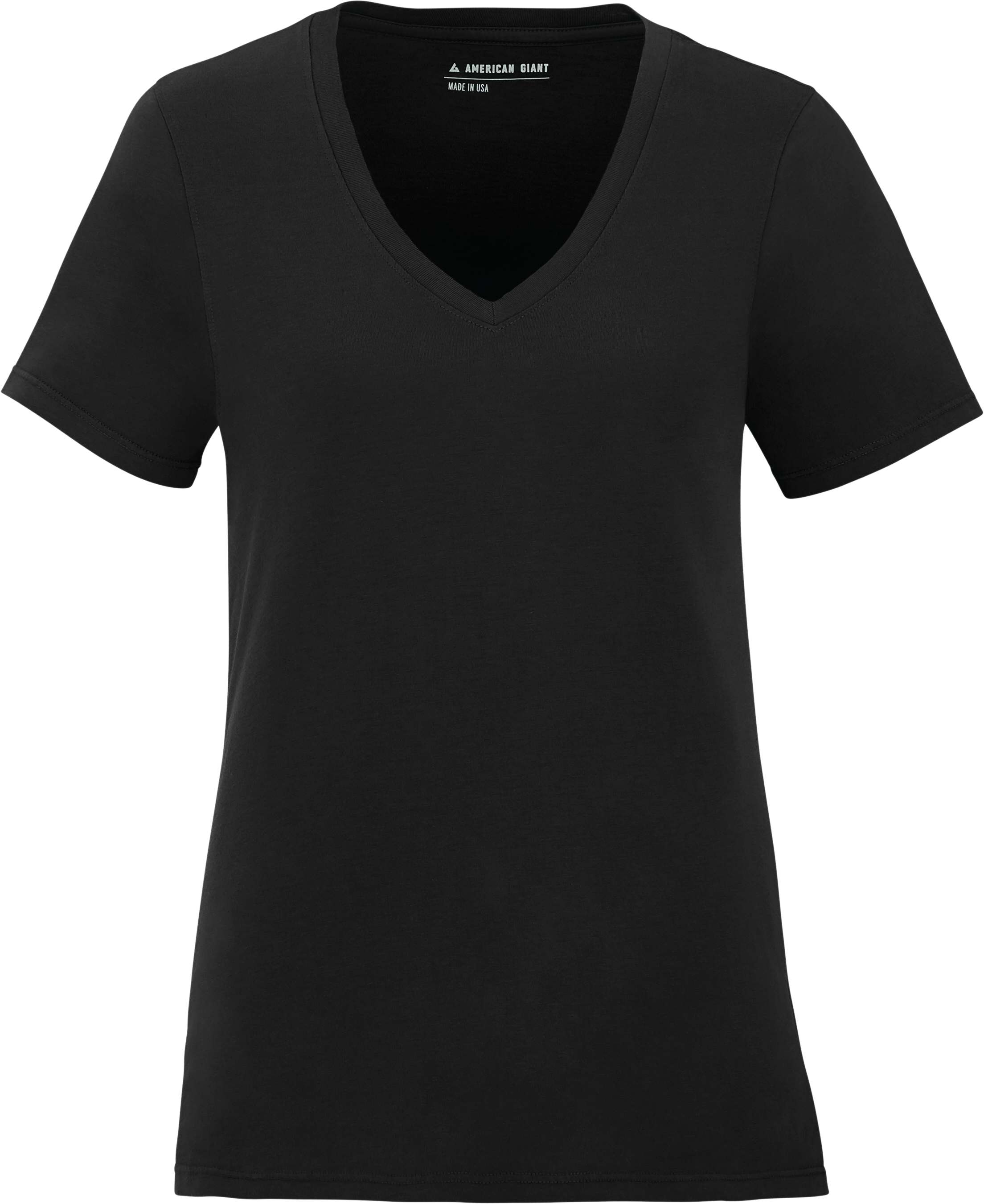 Picture of Women's American Giant Classic Cotton V-Neck T-Shirt