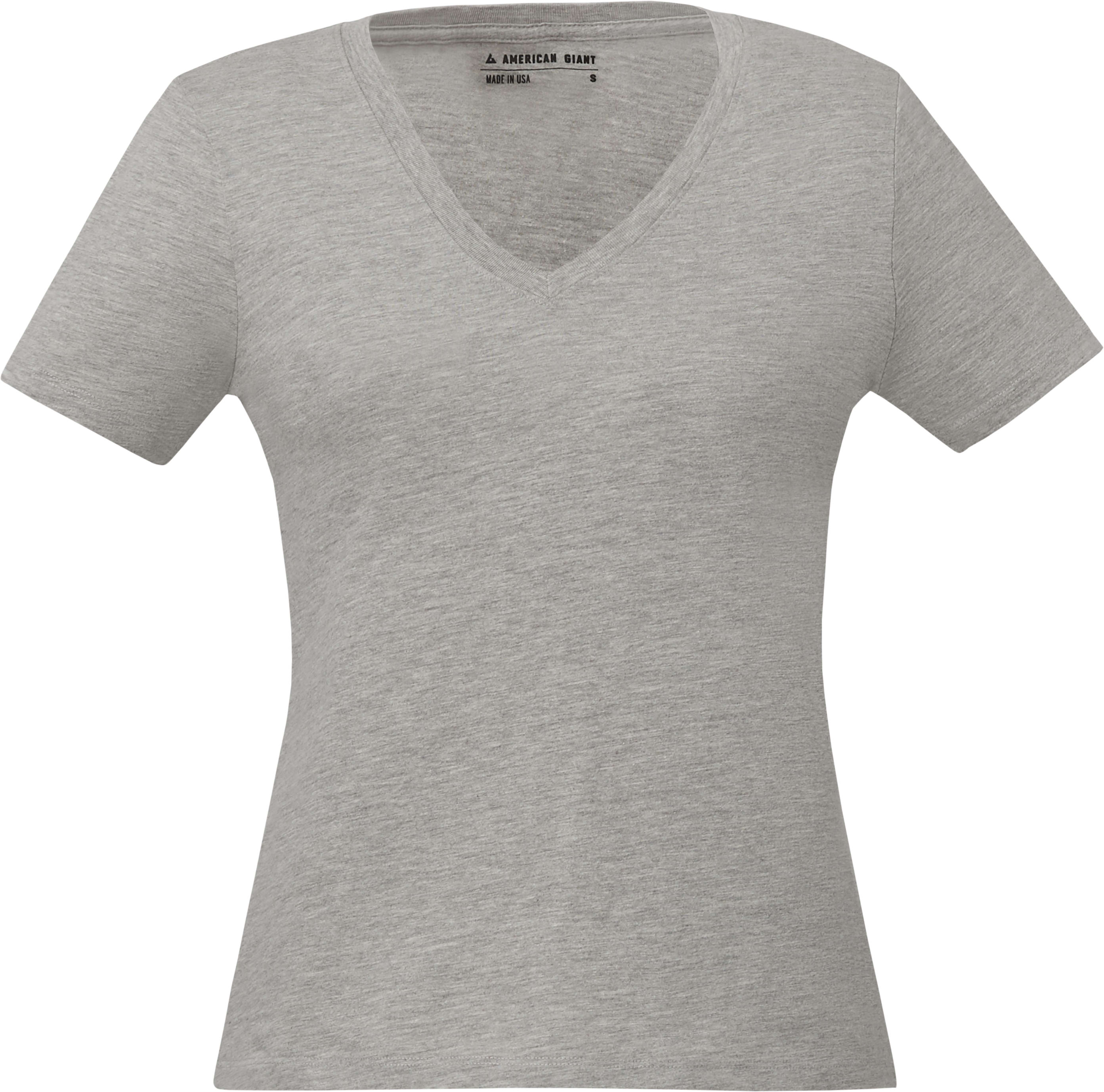 Picture of Women's American Giant Classic Cotton V-Neck T-Shirt