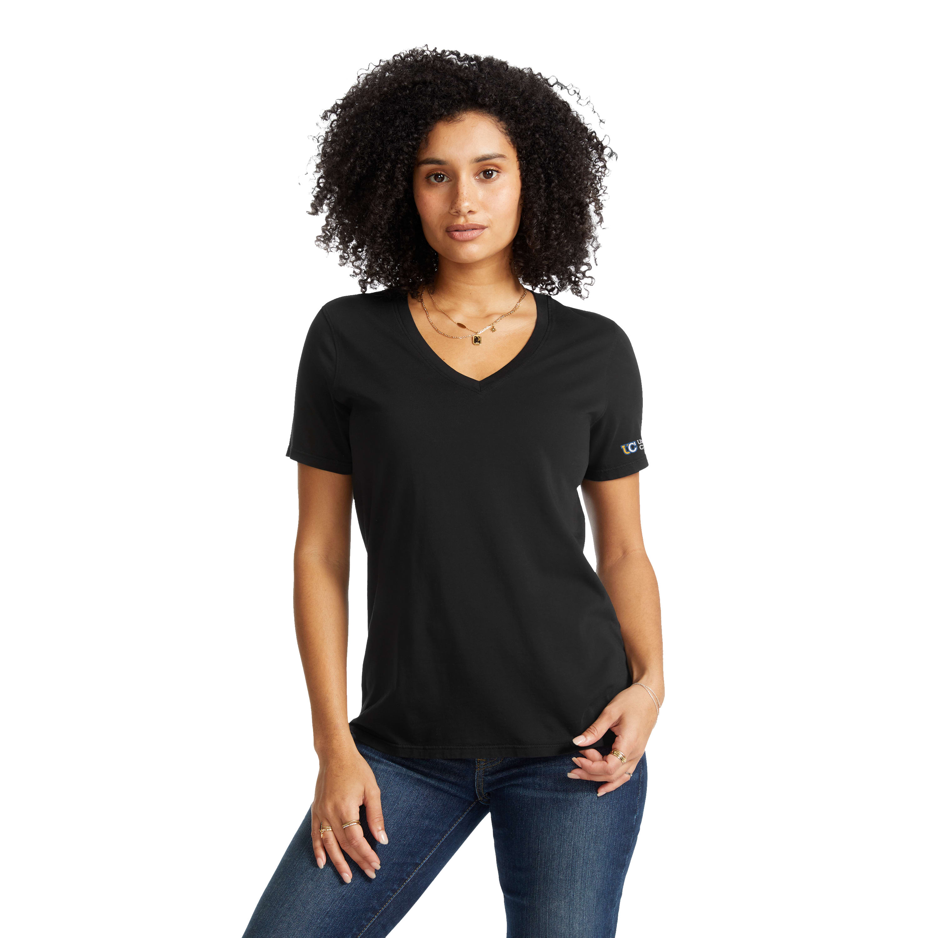 Picture of Women's American Giant Classic Cotton V-Neck T-Shirt