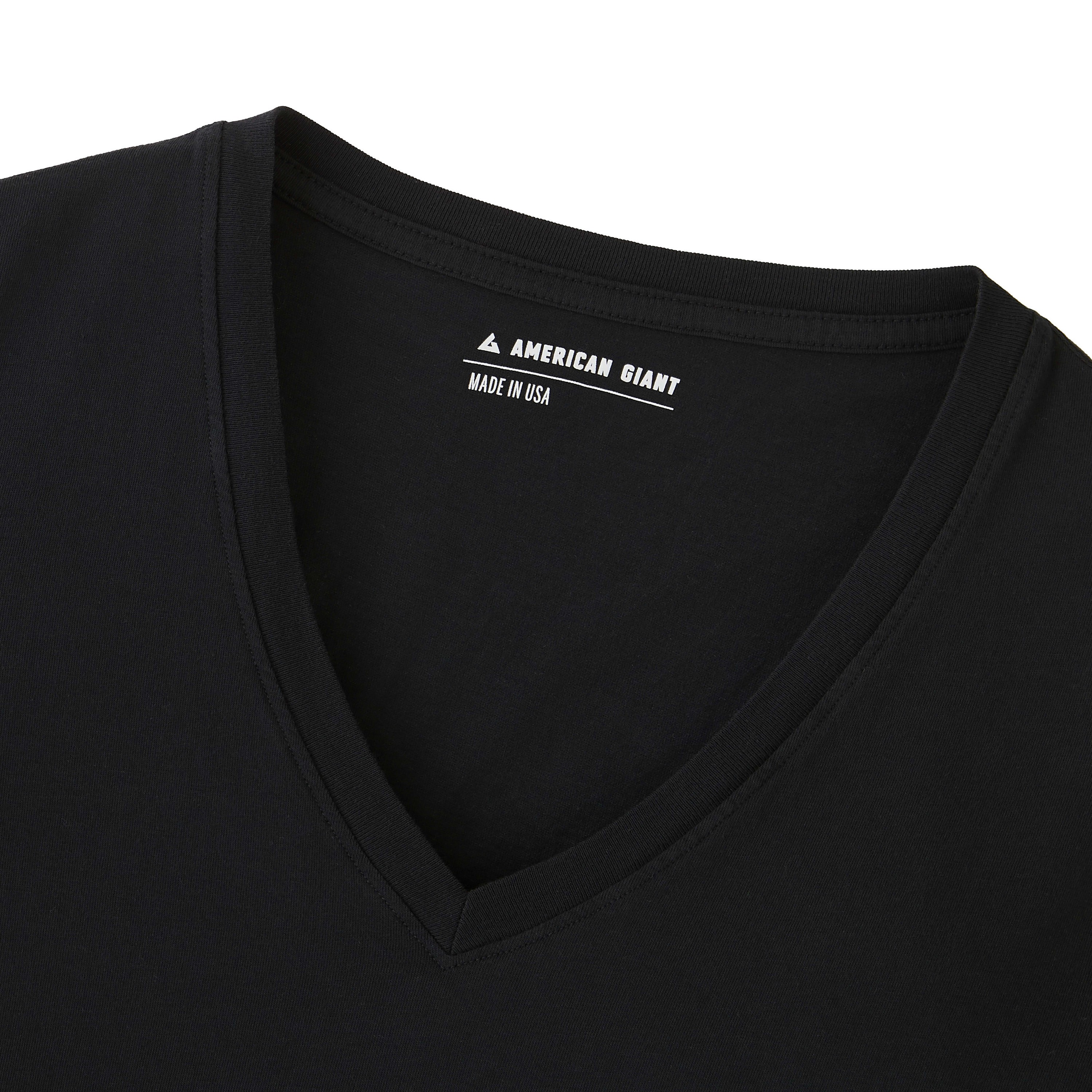 Picture of Women's American Giant Classic Cotton V-Neck T-Shirt
