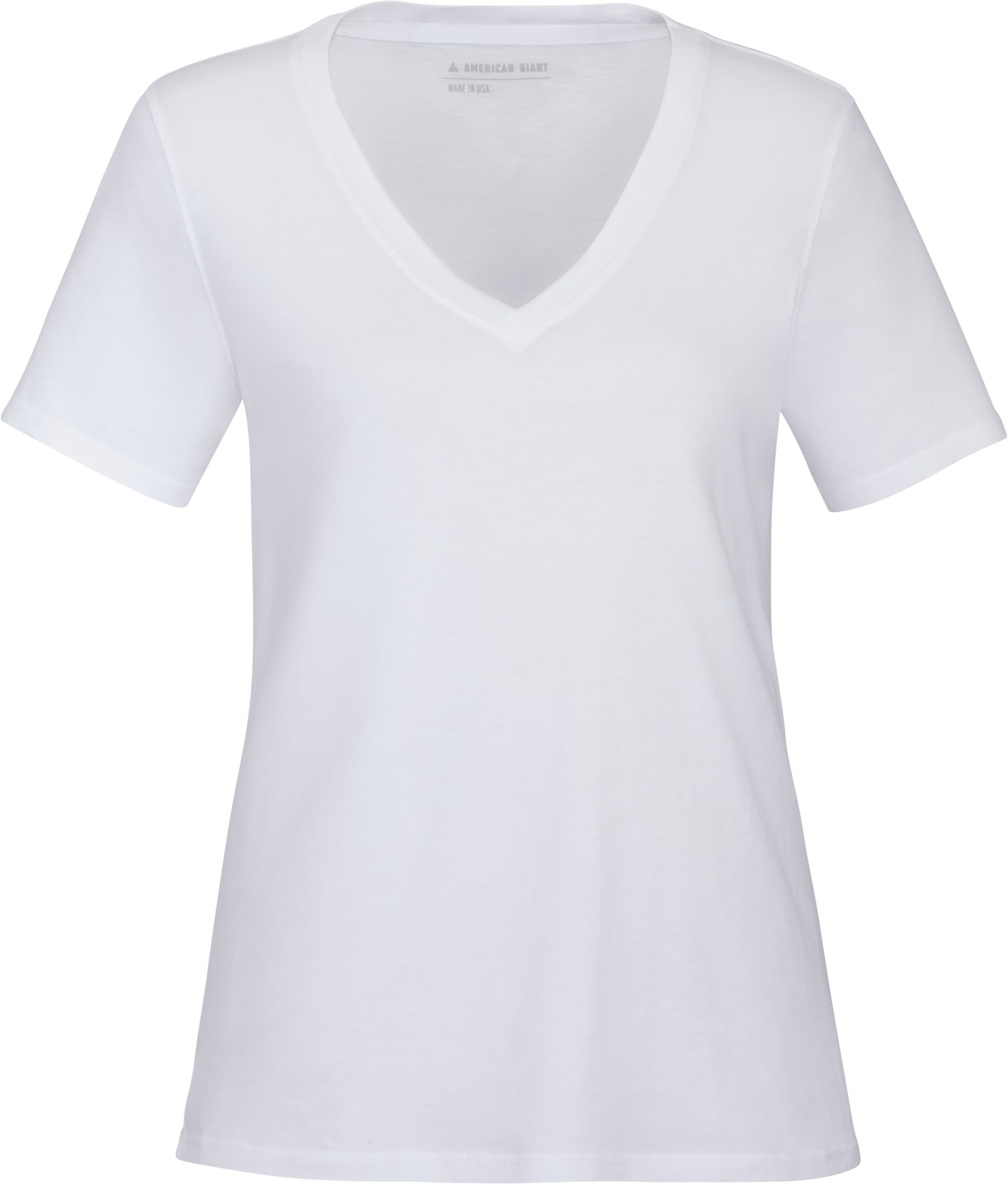 Picture of Women's American Giant Classic Cotton V-Neck T-Shirt