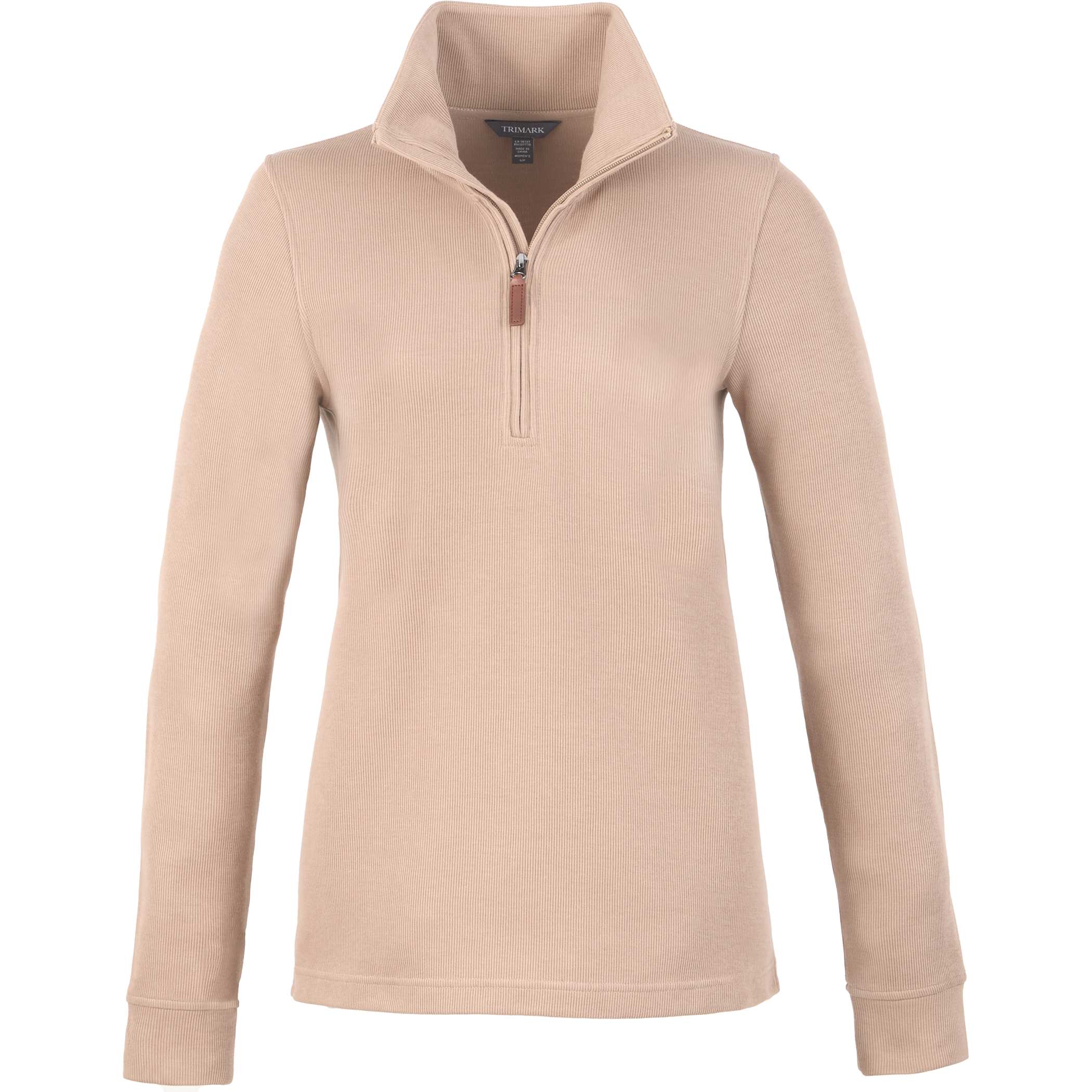Picture of Women's HUDSON Eco Knit Half Zip Ribbed Sweater