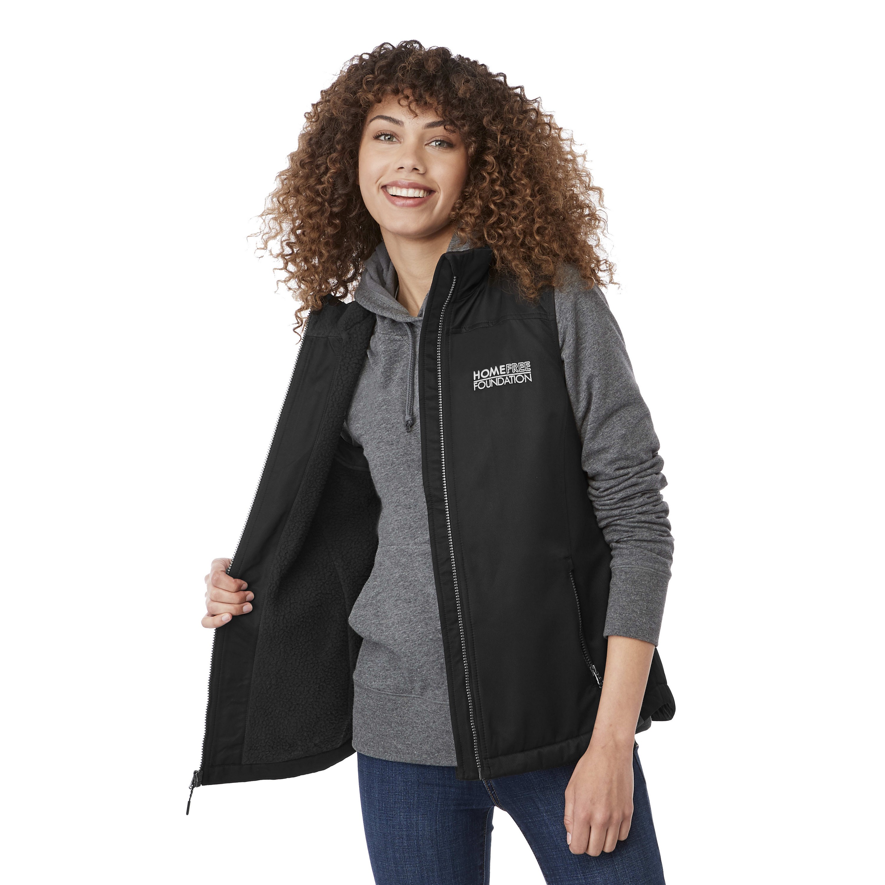 Picture of Women's HARDY Eco Sherpa Fleece Lined Vest