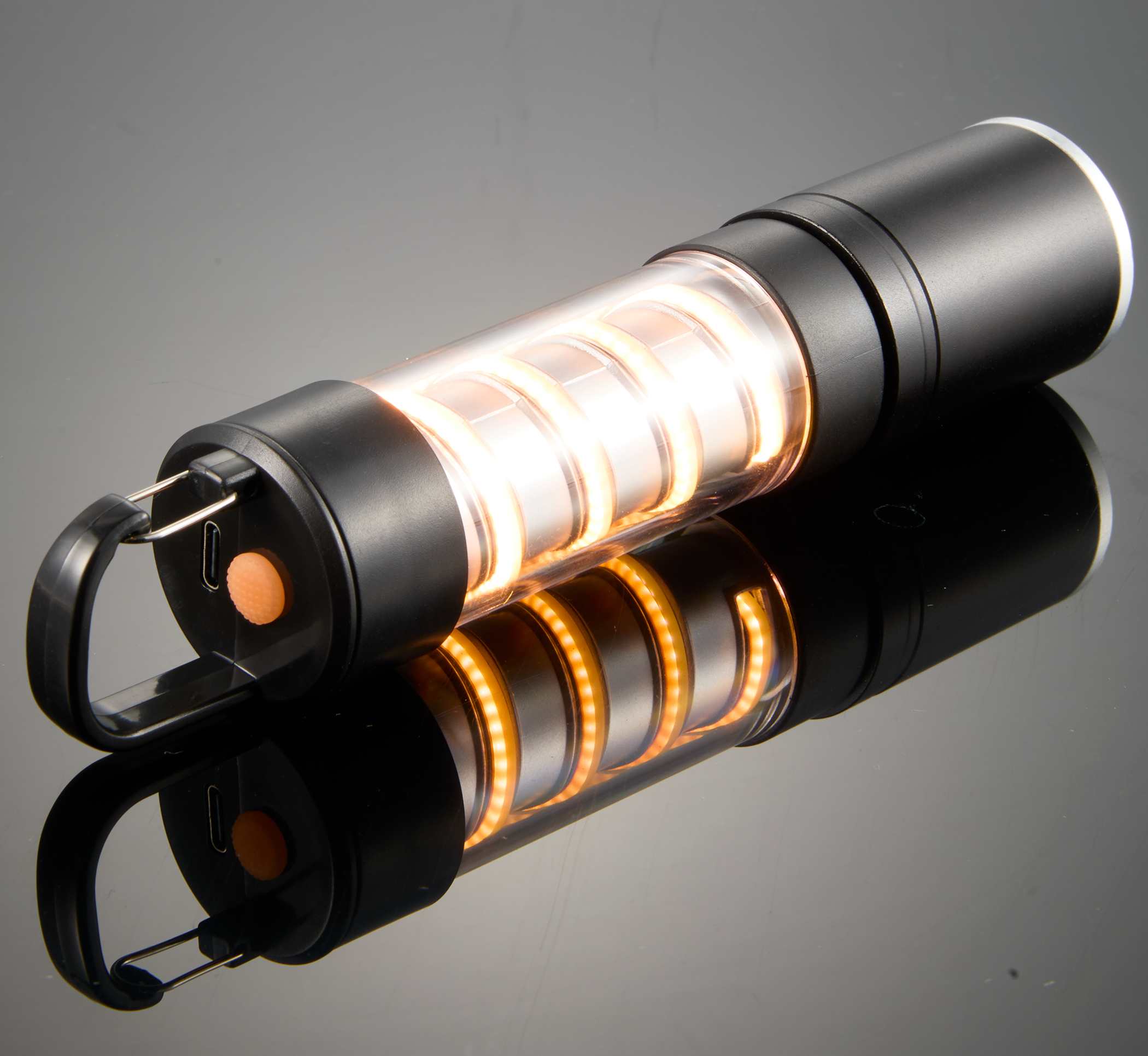 Picture of Spiral Filament 150 Lumen Hanging Lantern Flashlight
