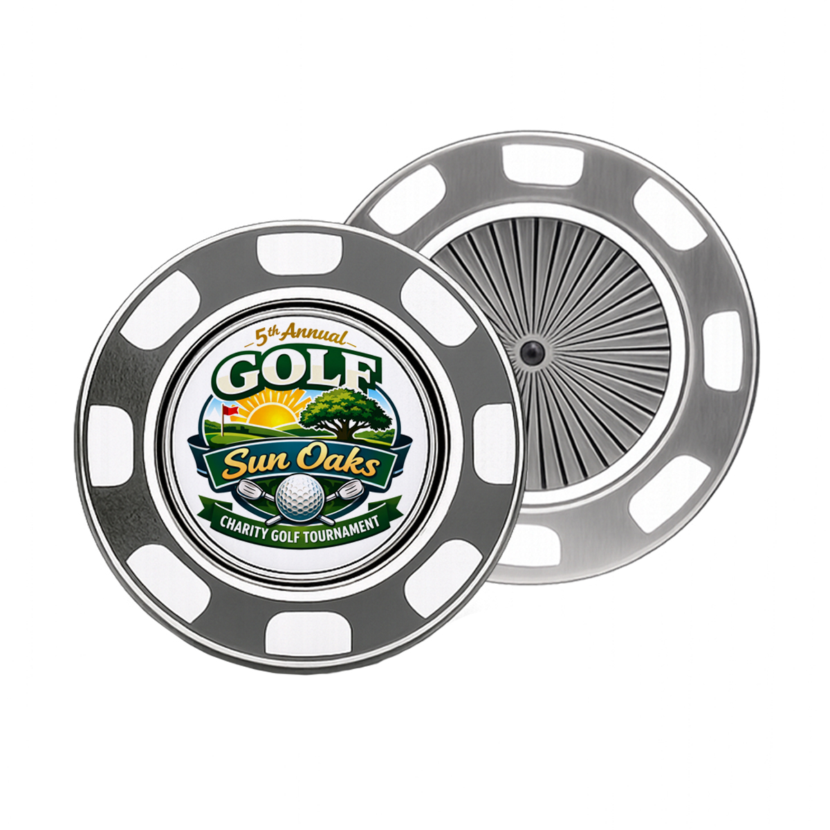 Picture of Platinum Poker Chip Ball Marker