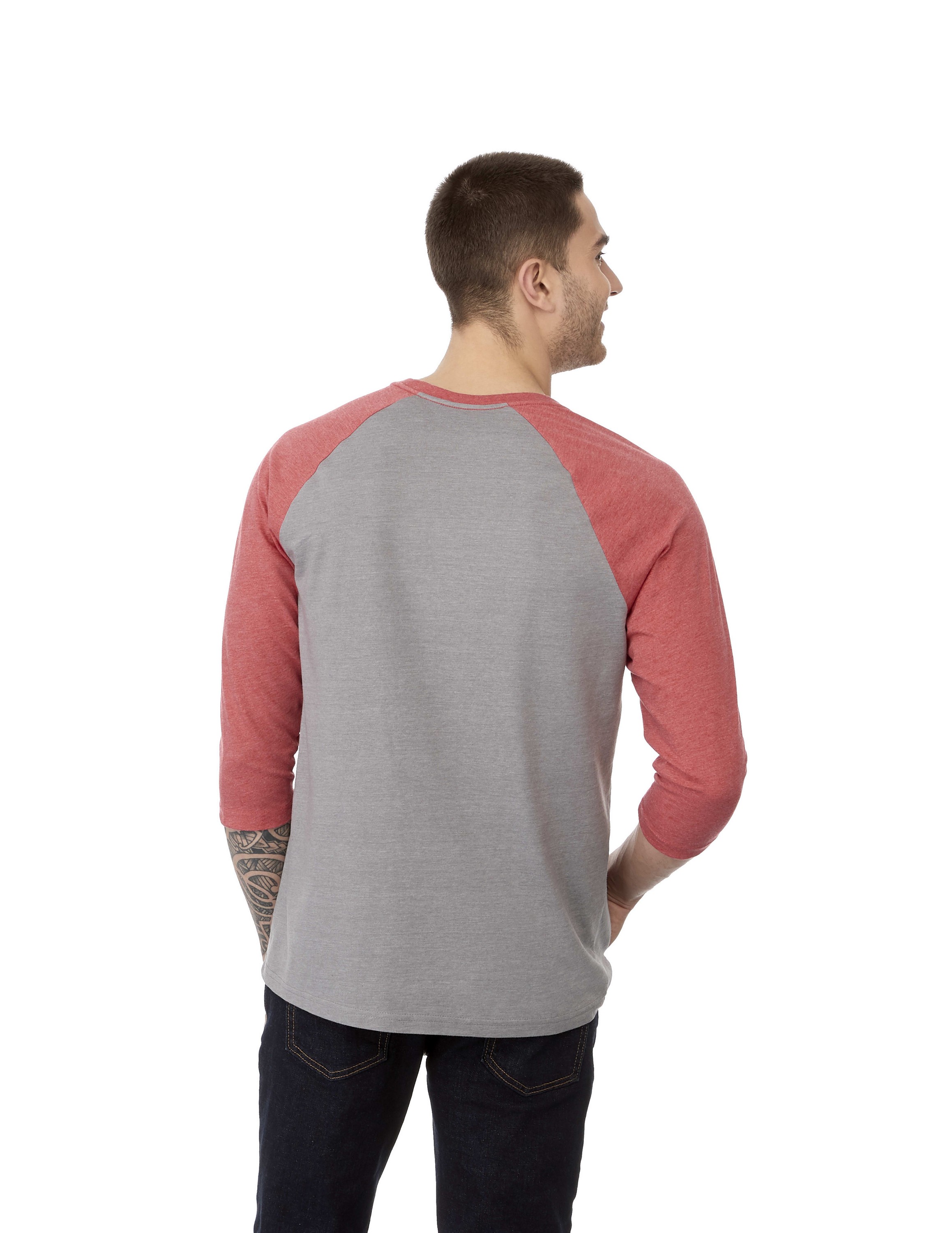 Picture of Men's DAKOTA Three Quarter Raglan Tee