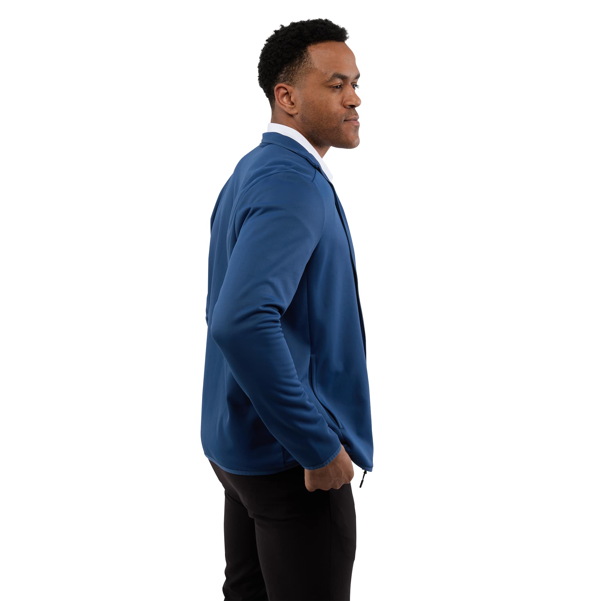 Picture of TELICA Men's Brushed Back Recycled Fleece Jacket