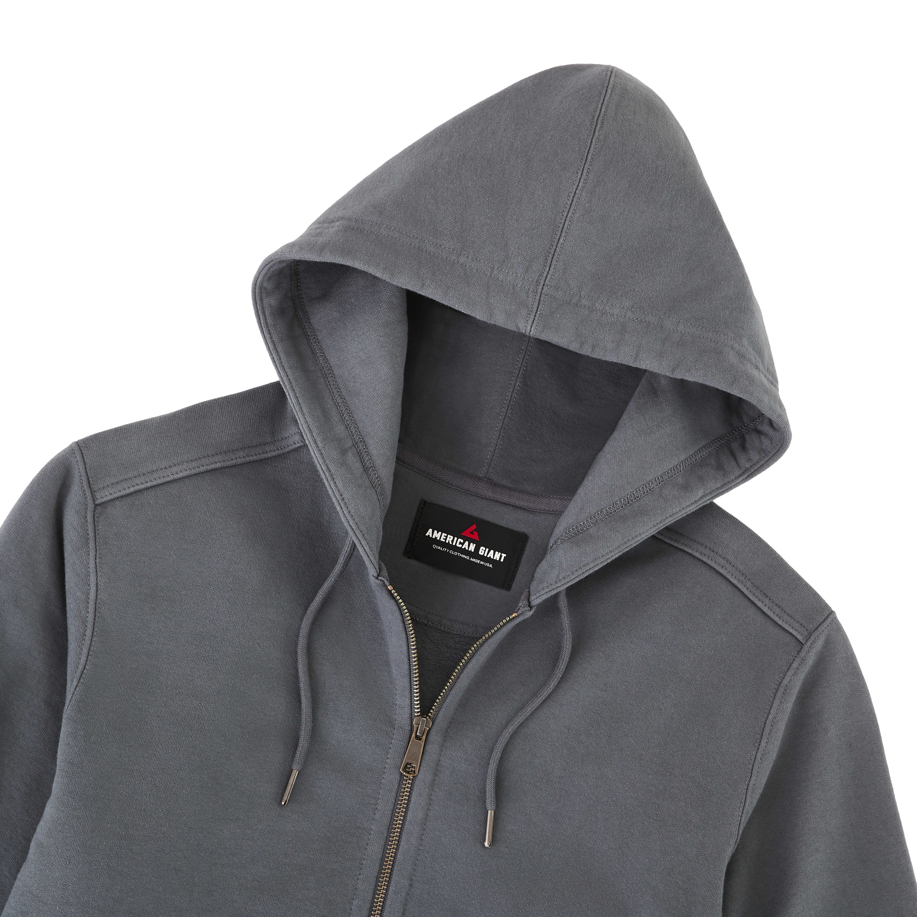 Picture of Men's American Giant Classic Heavyweight Fleece Full Zip Hoodie