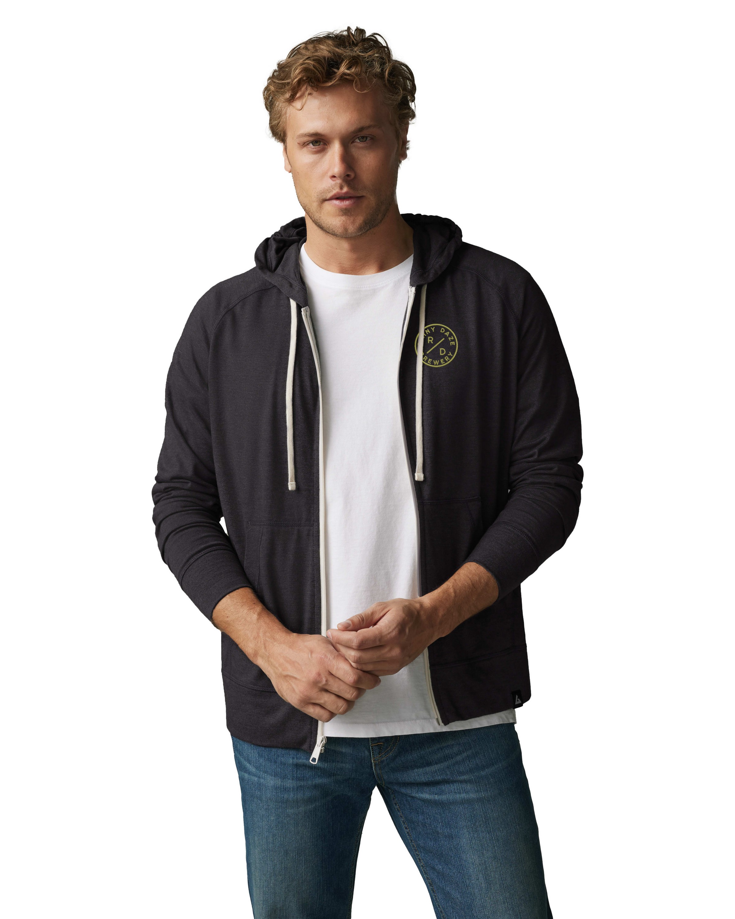 Picture of Men's American Giant Lightweight Full Zip Hoodie